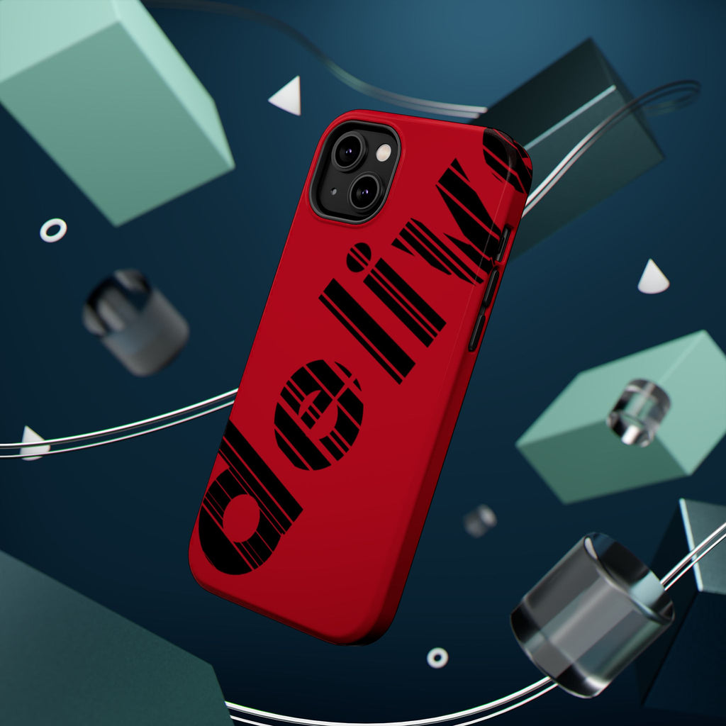 “Delivered” Magnetic Phone Cases, Impact-Resistant Phone Covers for Teens, Gift for Friends, Unique Cell Phone Accessories, Red Design, Custom [...]