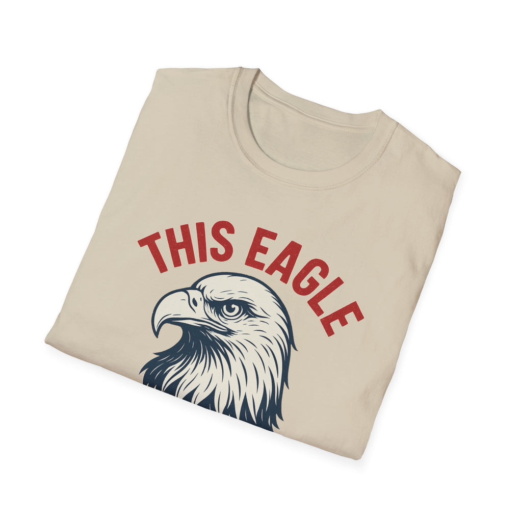 This Eagle Has Retired 2025 - Funny Eagle Retirement T-Shirt, Postal Retirement Gifts, Gifts For Postal Workers