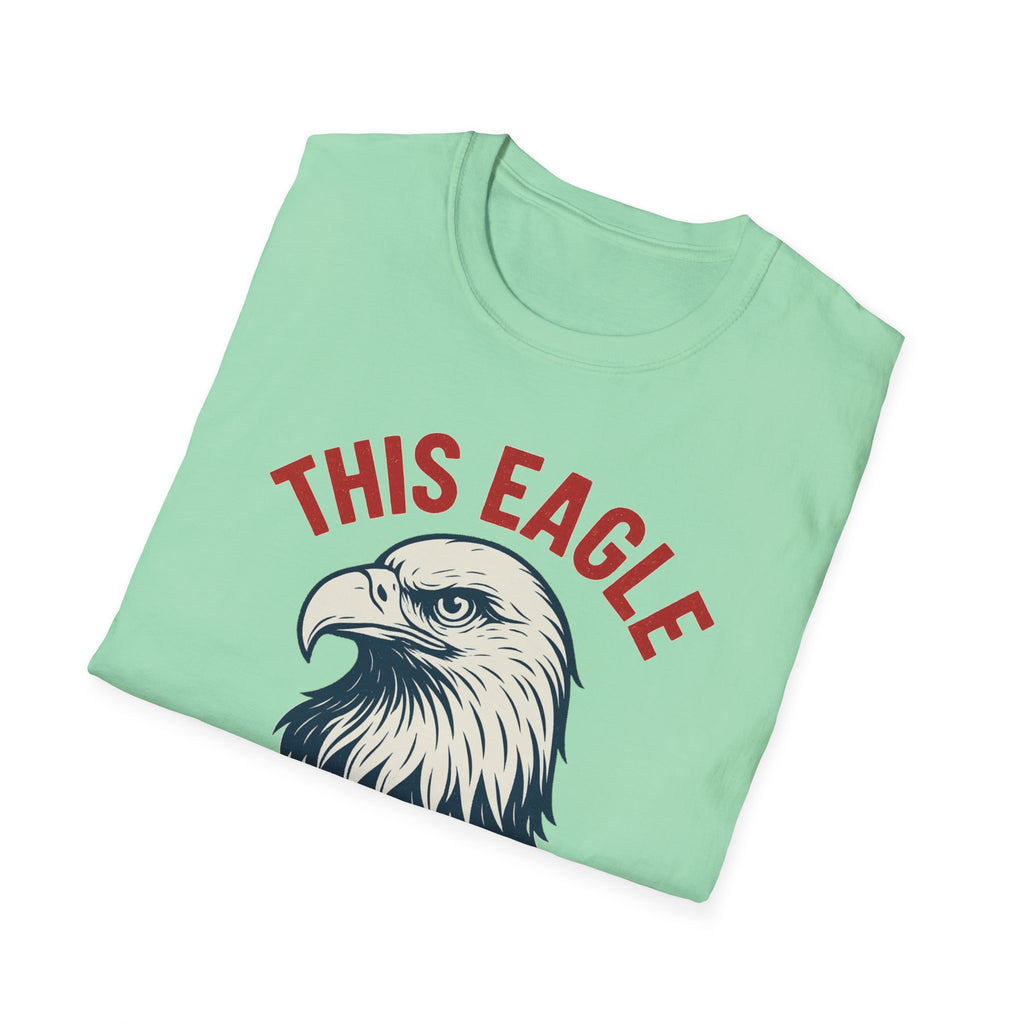 This Eagle Has Retired 2025 - Funny Eagle Retirement T-Shirt, Postal Retirement Gifts, Gifts For Postal Workers