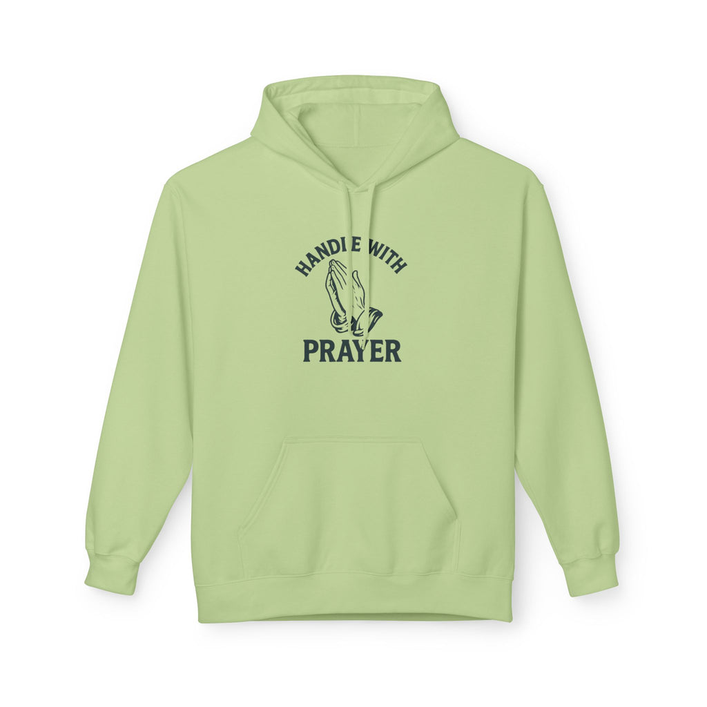 Handle With Prayer Hoodie - Unisex Midweight Softstyle Fleece - Spiritual Gift, Comfort Apparel, Cozy Hoodie, Faith-based Clothing, Relaxed Wear