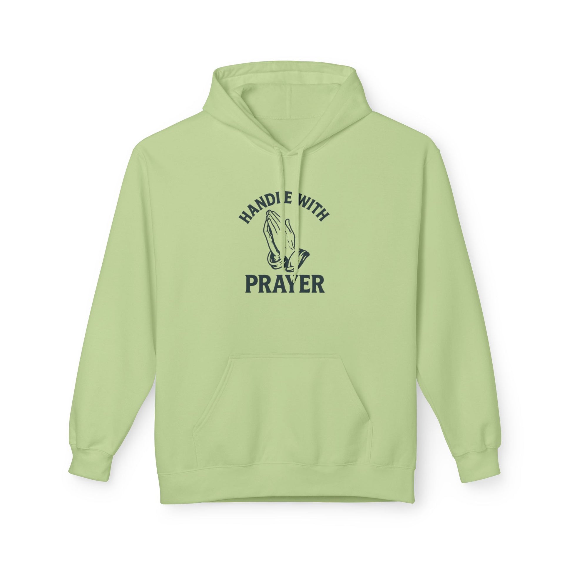 Handle With Prayer Hoodie - Unisex Midweight Softstyle Fleece - Spiritual Gift, Comfort Apparel, Cozy Hoodie, Faith-based Clothing, Relaxed Wear
