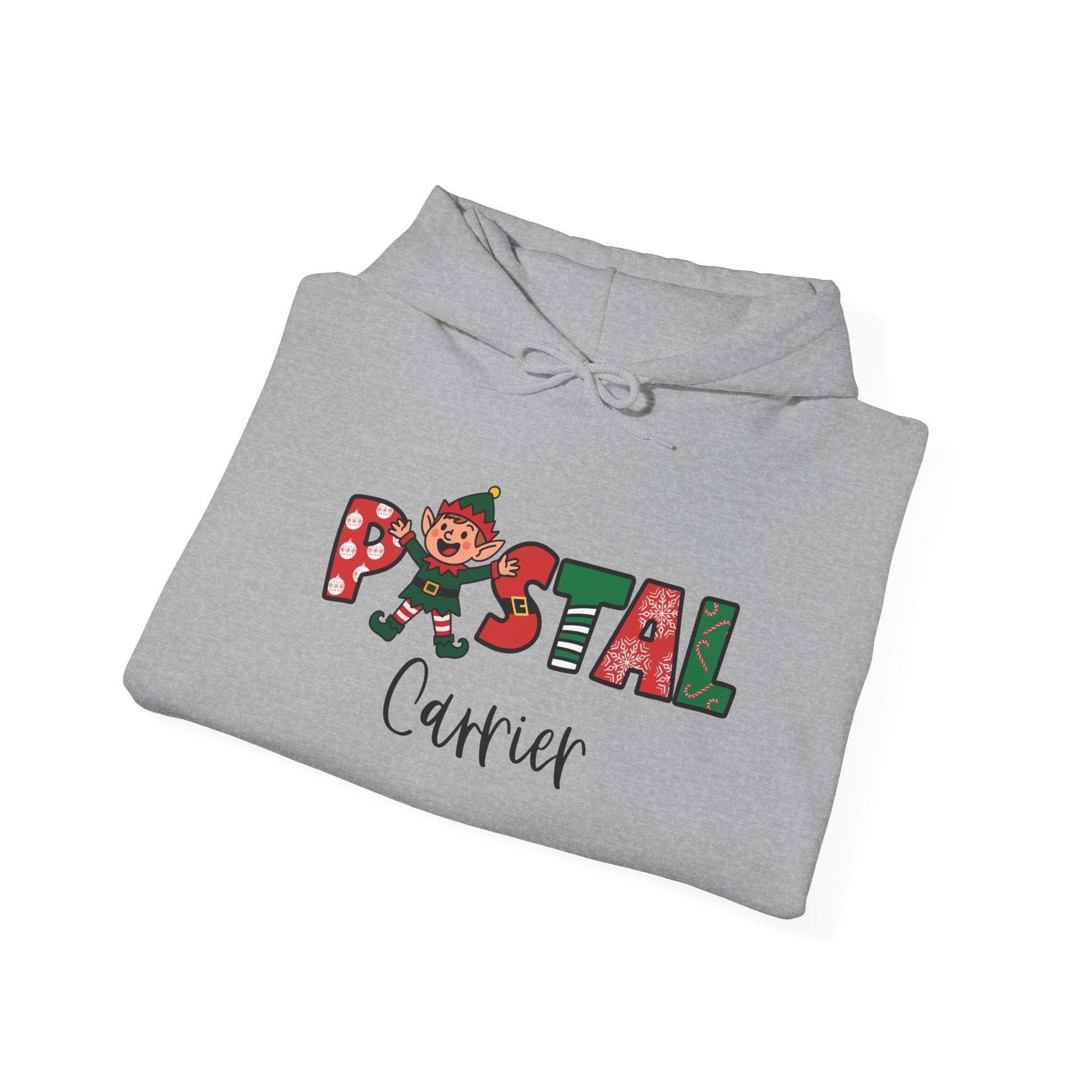 Postal Carrier Design Festive Postal Carrier Hooded Sweatshirt