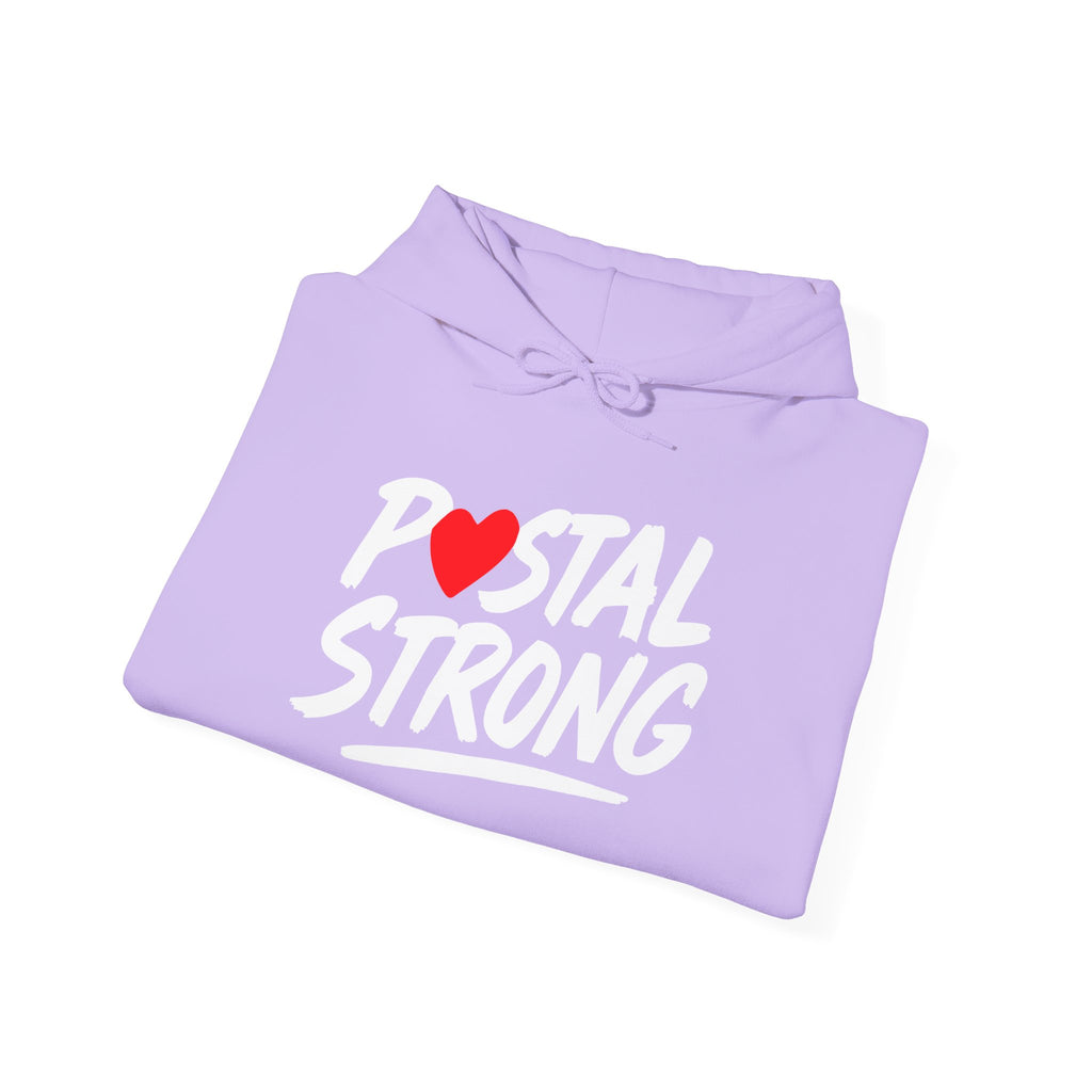 Postal Strong Hoodie for Supportive Souls, Perfect for Gifts, Cozy Wear, Fundraising Events, Inspirational Apparel
