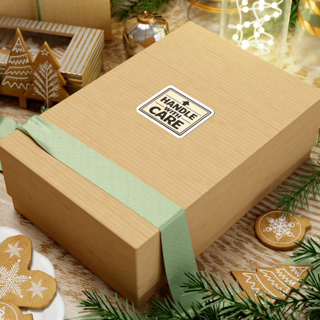 Handle With Care Sticker — Vintage Handle With Care Decal for Laptops, Packages, Crafts & Gifts