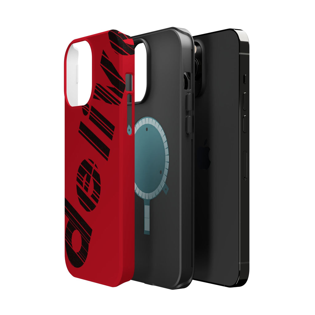 “Delivered” Magnetic Phone Cases, Impact-Resistant Phone Covers for Teens, Gift for Friends, Unique Cell Phone Accessories, Red Design, Custom [...]