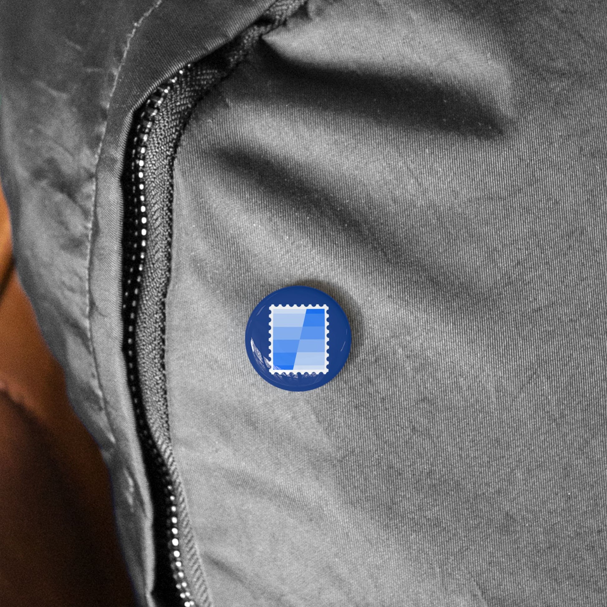 Safe Route Home — Awareness Button Pin, Anti Violence Awareness Stamp Design