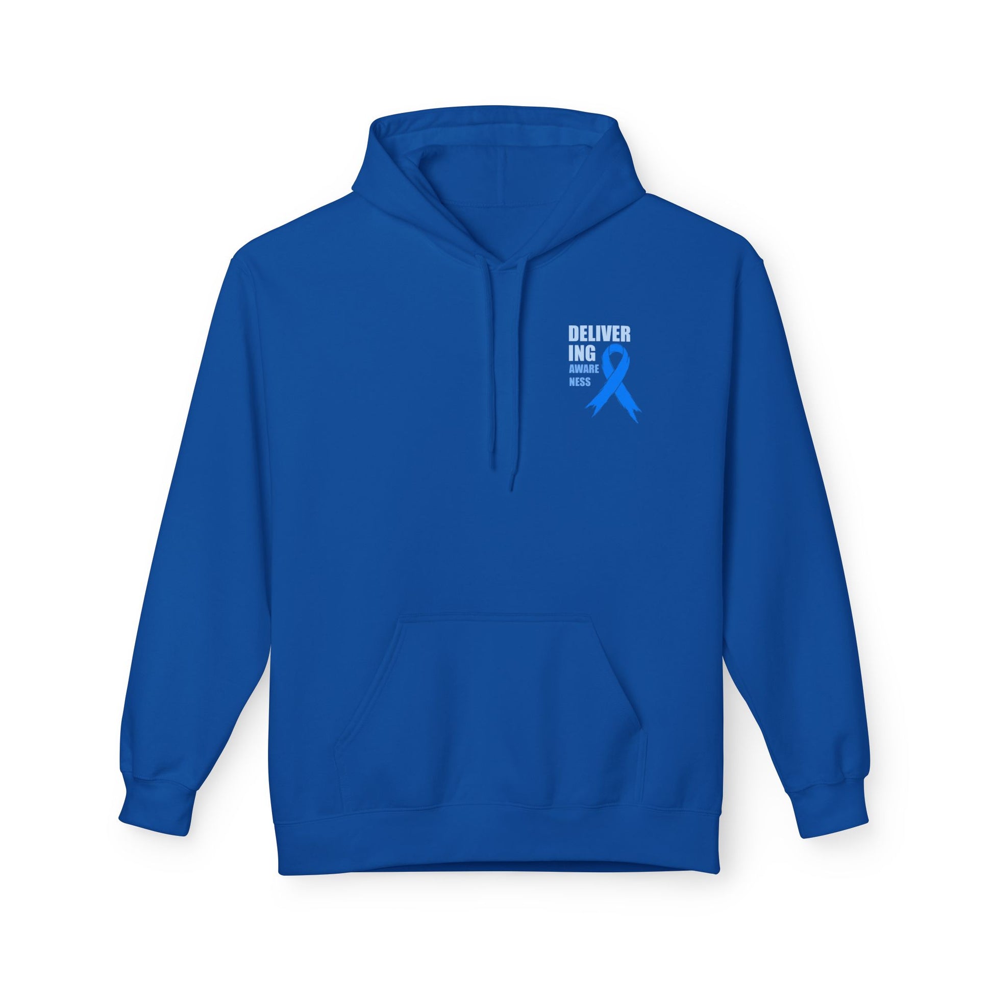 Prostate Cancer Awareness Ribbon Hoodie - Delivering Awareness Prostate Cancer Awareness Support