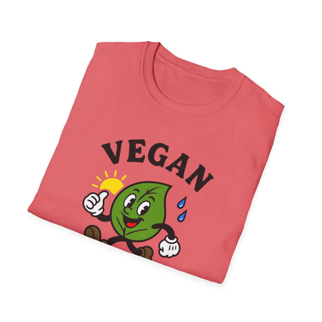 Vegan Awareness T-Shirt, Unisex Softstyle Tee, Eco-Friendly Fashion, Mail Carrier, Cute Vegan Gifts, Plant-Based Lifestyle Apparel, Postal Worker, Perfect for Earth Day