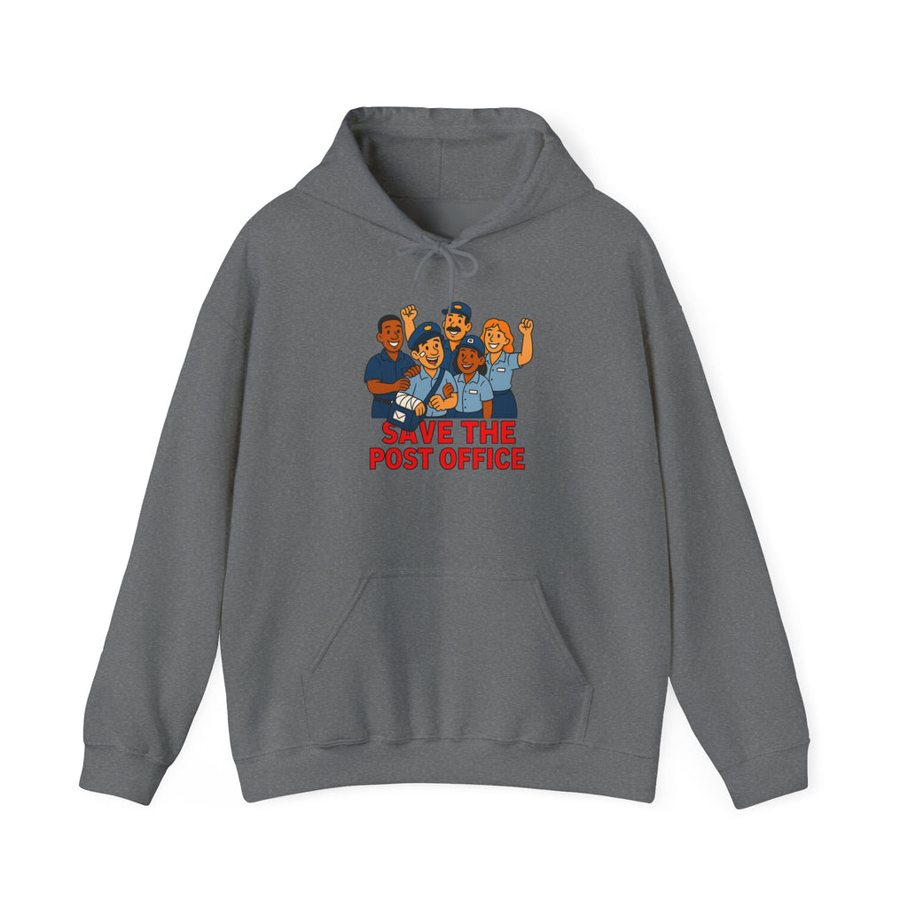 Save the Post Office Hoodie - Fight for Community, Unisex Sweatshirt, Gifts for Postal Workers, Eco-Friendly Apparel