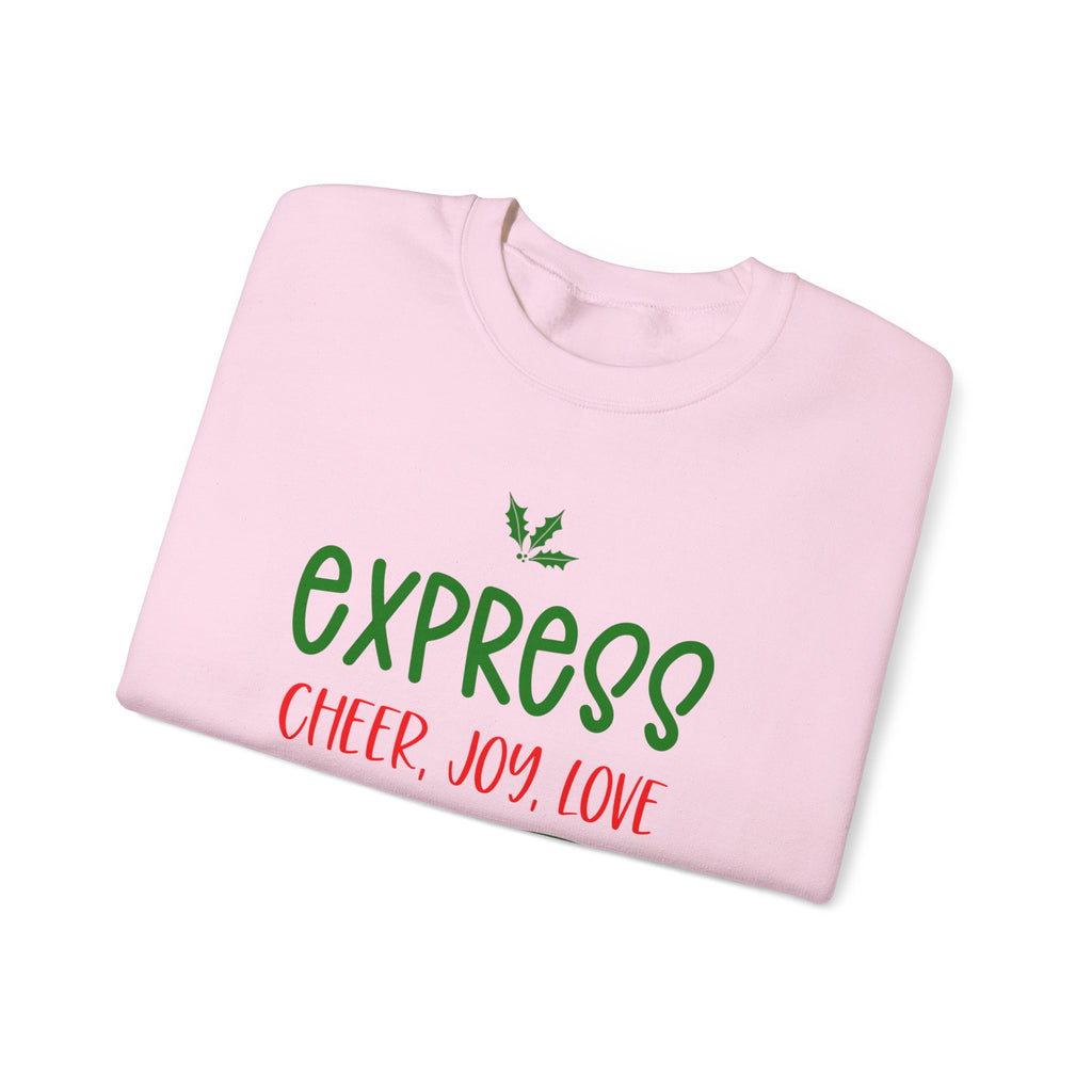 Express Cheer Joy Love Sweatshirt, Holiday Postal Sweatshirt, Holiday Gifts For Postal Workers.