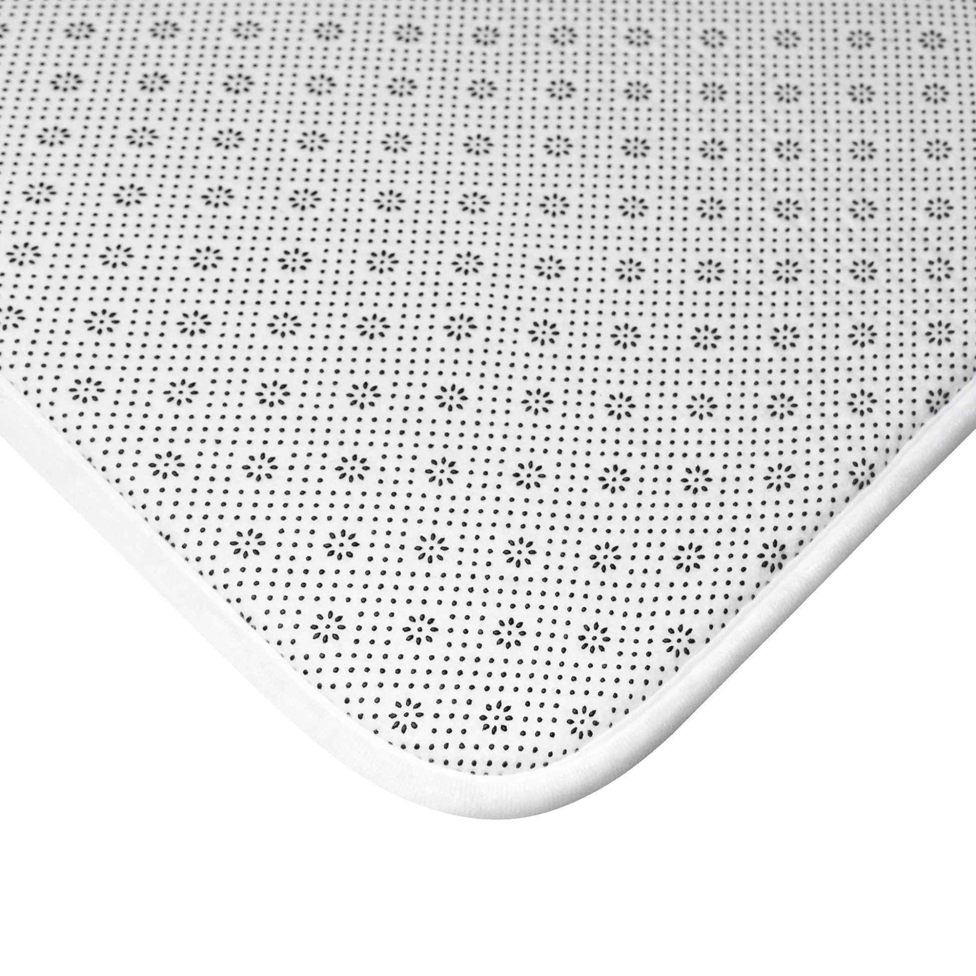 Vintage Postal Bath Mat with Air Mail Design, Retro Bathroom Decor, Cozy Home Accessory, Gift for Travelers, Unique Bath Decor
