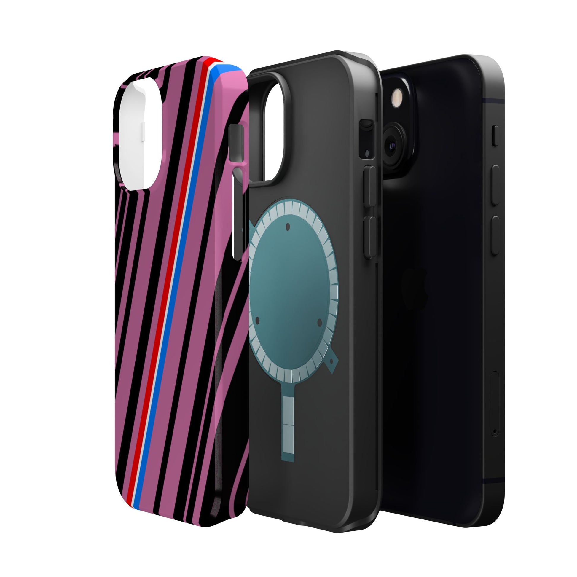 Vibrant Magnetic Phone Cases for Impact Resistance, Phone Protection, Gift for Tech Lovers, Postal Workers, Colorful Barcode Cases