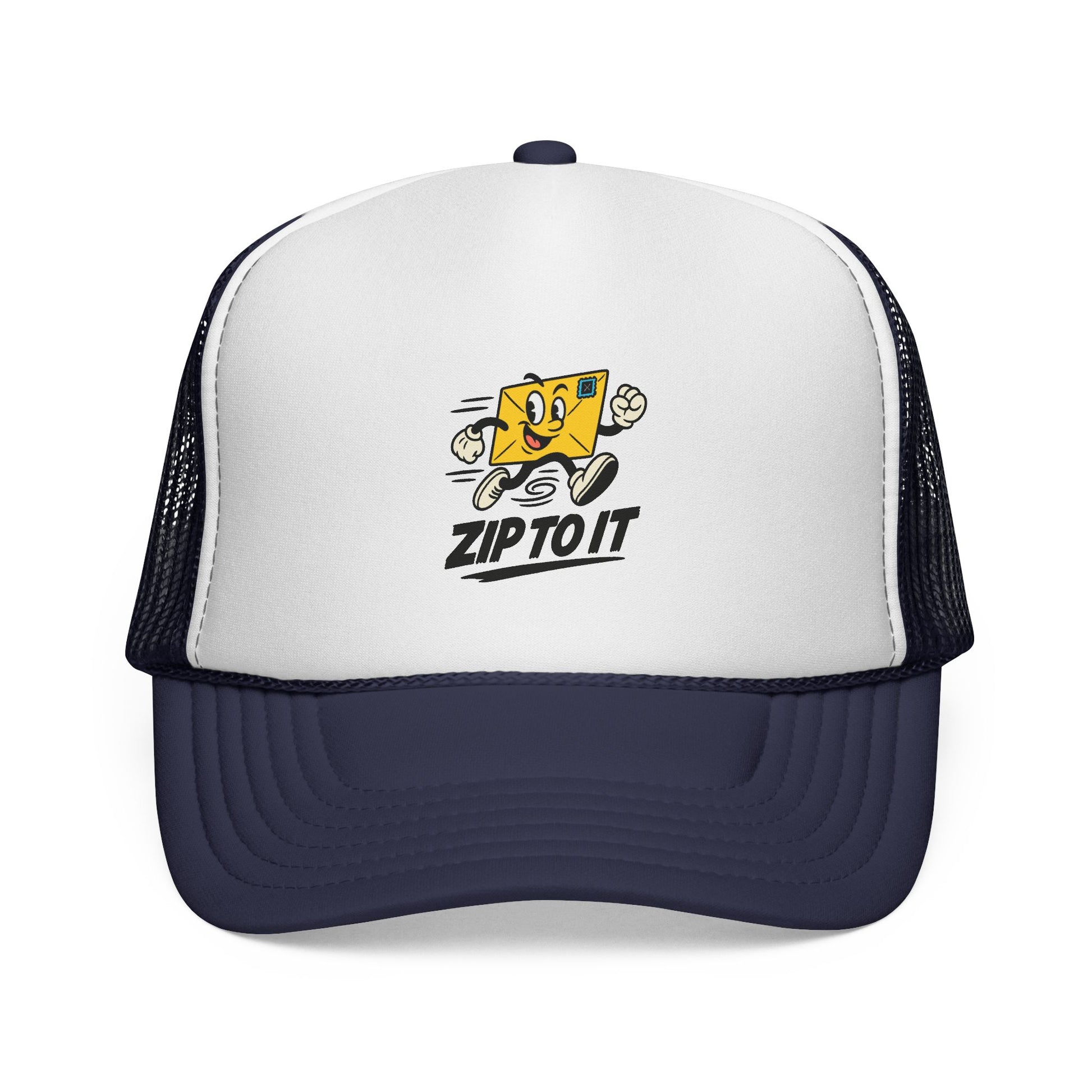 Zip To It Trucker Cap - Fun Outdoor Hat, Unique Gift for Road Trips, Summer Style, Adventure Ready, Casual Look