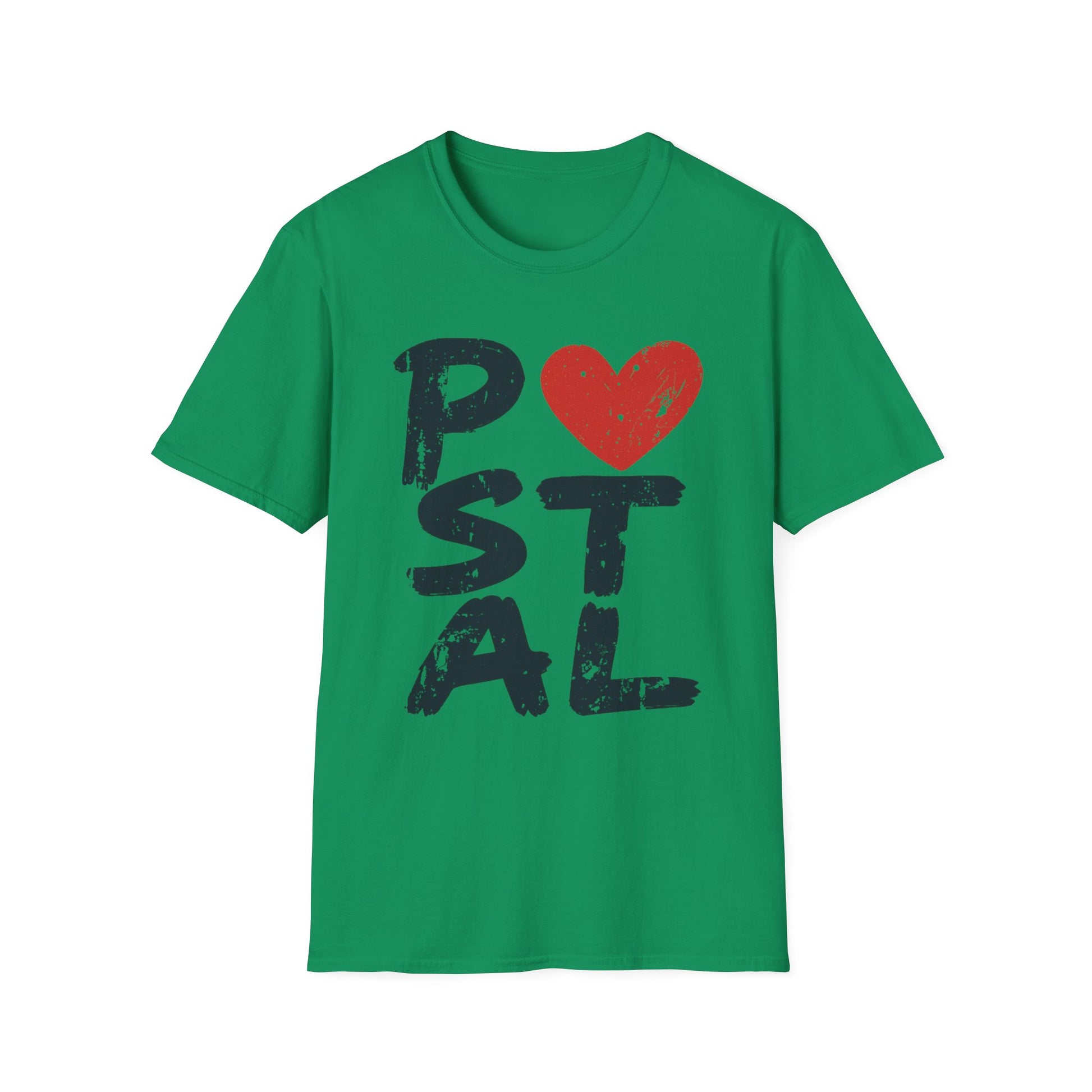 Postal Love T-Shirt - Unisex Softstyle Tee for Postal Workers, Letter Lovers, Proud Mail Carriers, Postal Workers, Gift for Holidays, Casual Wear