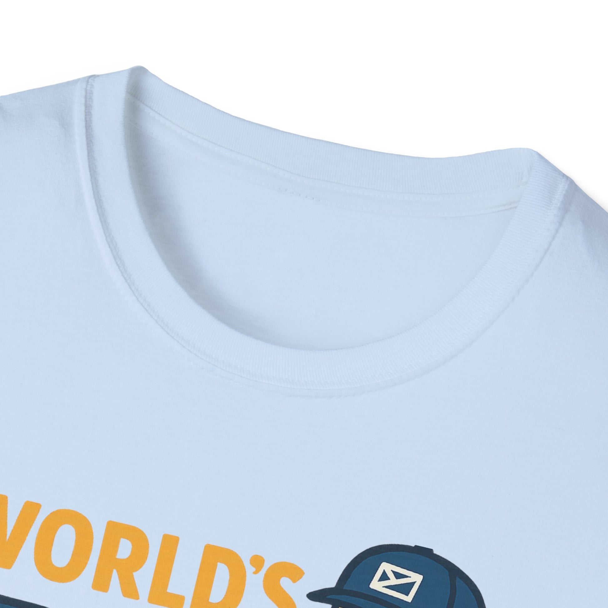 World's Okayest Mail Carrier T-Shirt, Funny Postal Worker Gift, Unisex Softstyle Tee, Unique Delivery carrier Shirt, Casual Everyday Wear