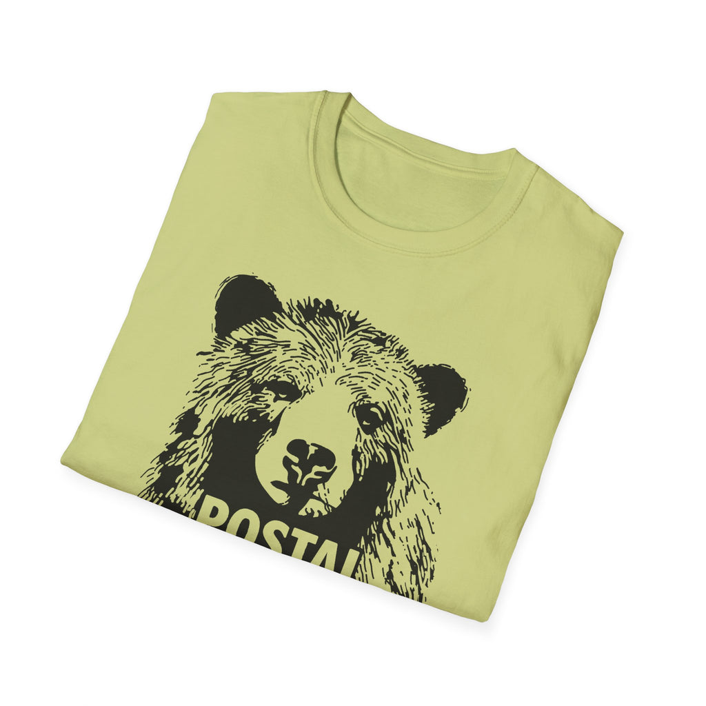 Postal Papa Bear Unisex T-Shirt | Cute Gift for Dads | Family Reunion T-Shirt | Casual Wear | Father's Day Tee | Unique Design