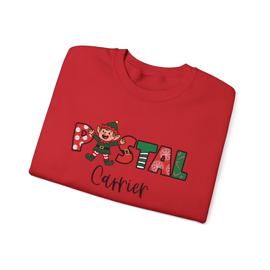 Postal Carrier Christmas Themed Unisex Sweatshirt - 'Postal Carrier' Design