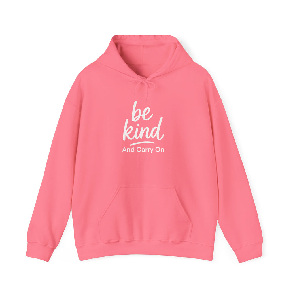 Be Kind & Carry On Hoodie - Unisex Heavy Blend Sweatshirt for Positive Vibes, Postal Vibes, Thoughtful Gift For Postal Workers, Cozy Layering, Inspirational Style