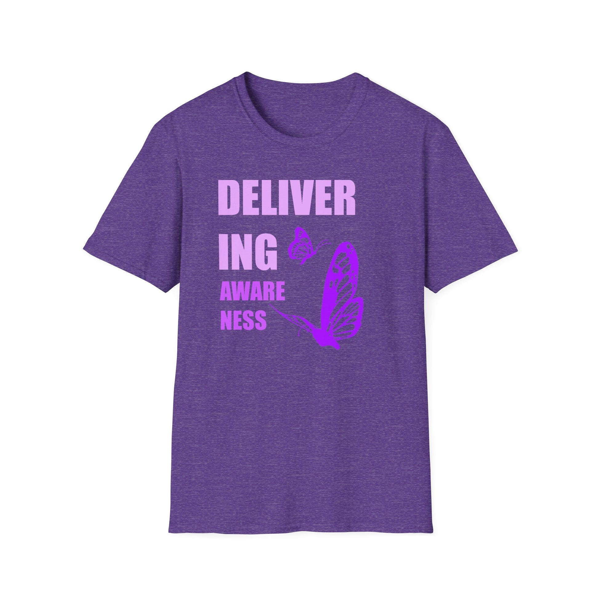 Lupus Awareness Shirt – Delivering Awareness Purple Butterfly Support Tee