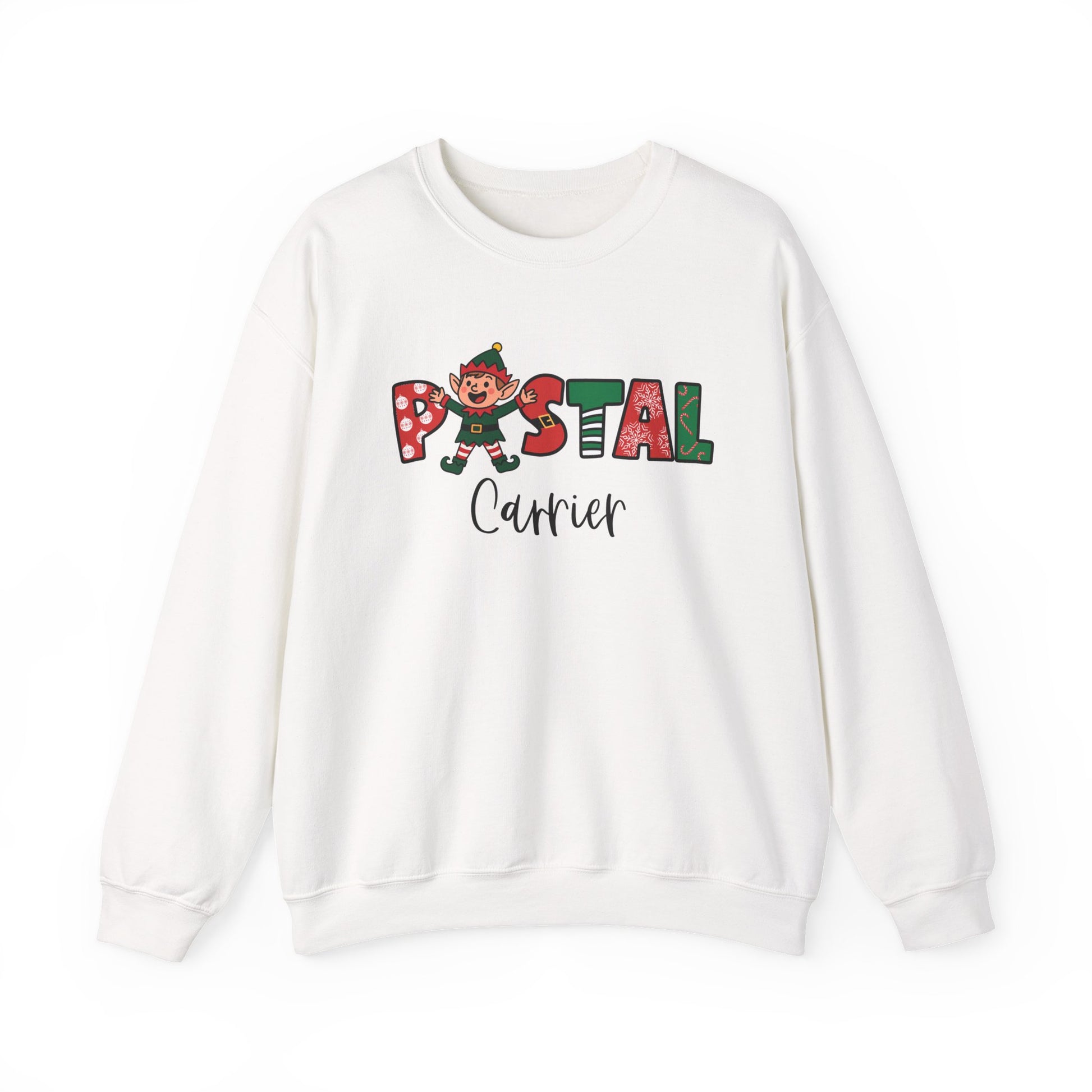 Postal Carrier Christmas Themed Unisex Sweatshirt - 'Postal Carrier' Design