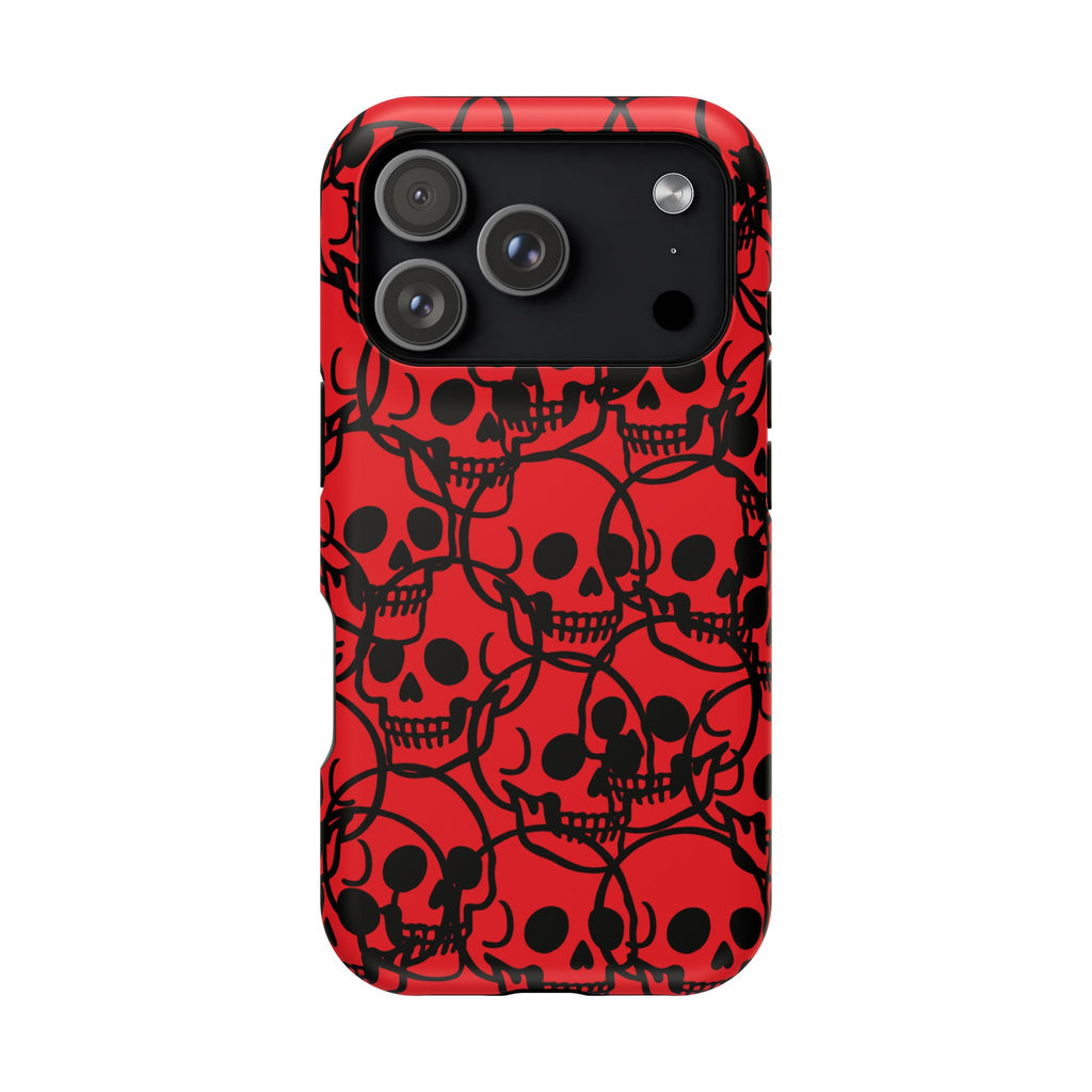 Magnetic Impact-Resistant Skull Cases