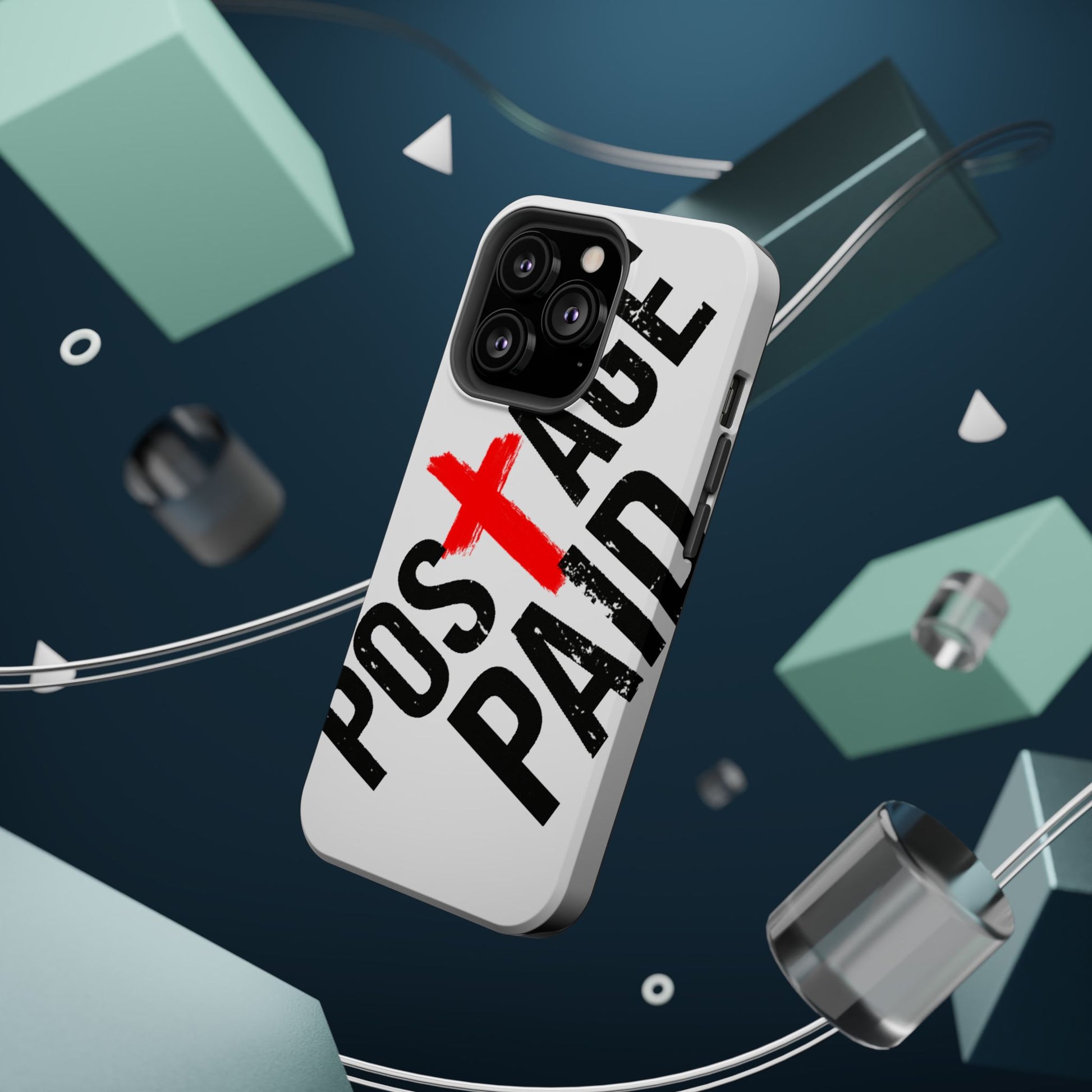 Postage Paid Impact-Resistant Phone Case - 'Postage Paid' Design, Inspiration Phone Case, Gifts For Faith Believers, Gifts For Postal Workers, Inspirational Gifts.
