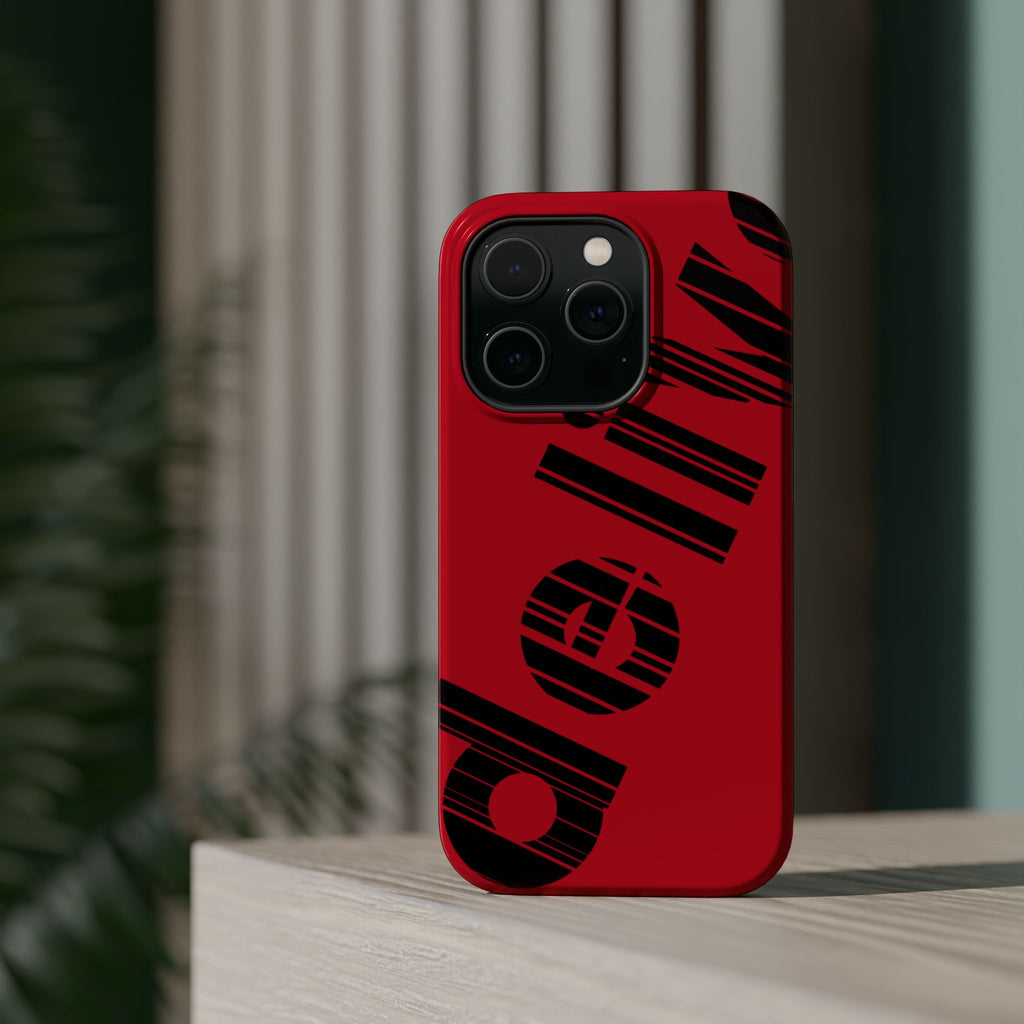 “Delivered” Magnetic Phone Cases, Impact-Resistant Phone Covers for Teens, Gift for Friends, Unique Cell Phone Accessories, Red Design, Custom [...]