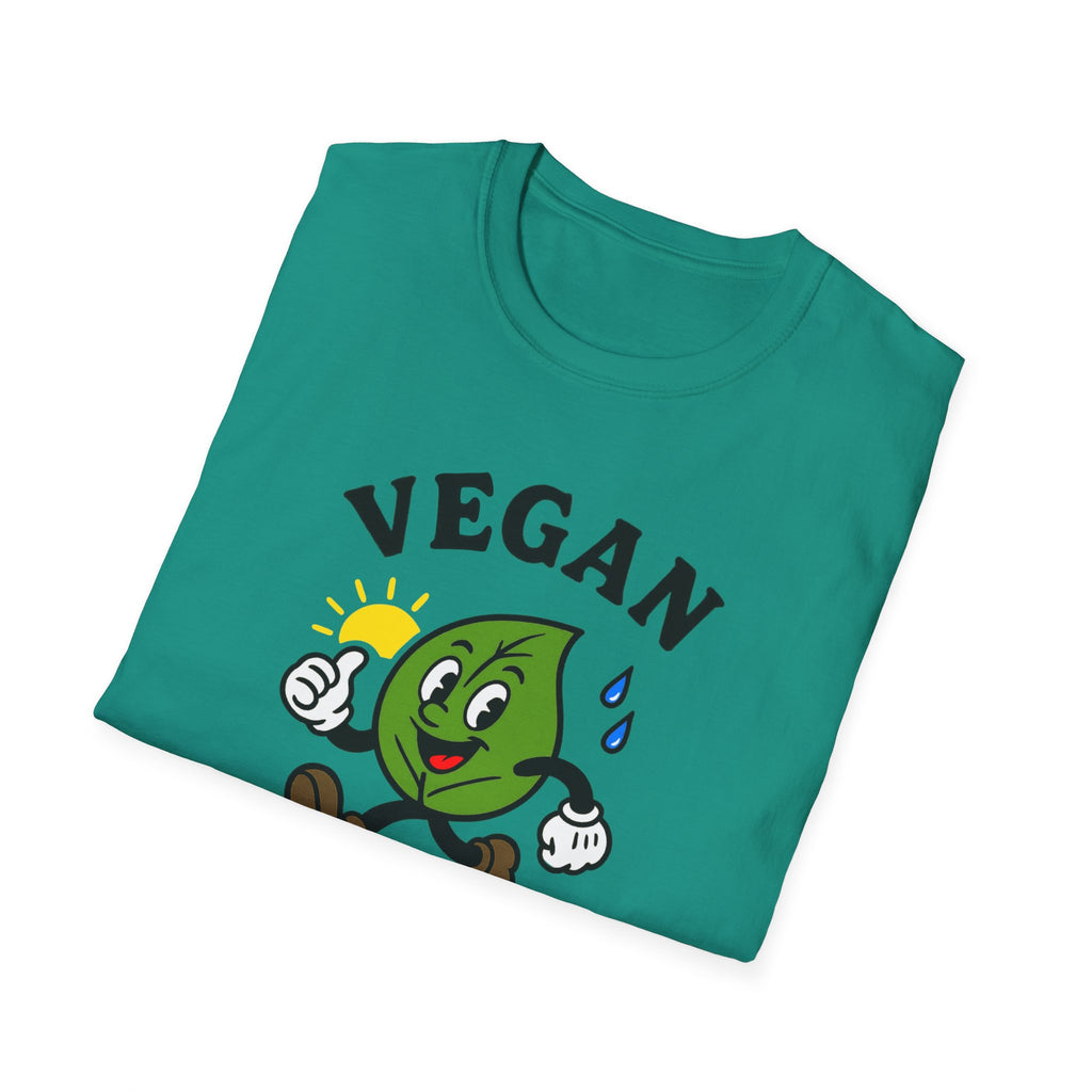 Vegan Awareness T-Shirt, Unisex Softstyle Tee, Eco-Friendly Fashion, Mail Carrier, Cute Vegan Gifts, Plant-Based Lifestyle Apparel, Postal Worker, Perfect for Earth Day