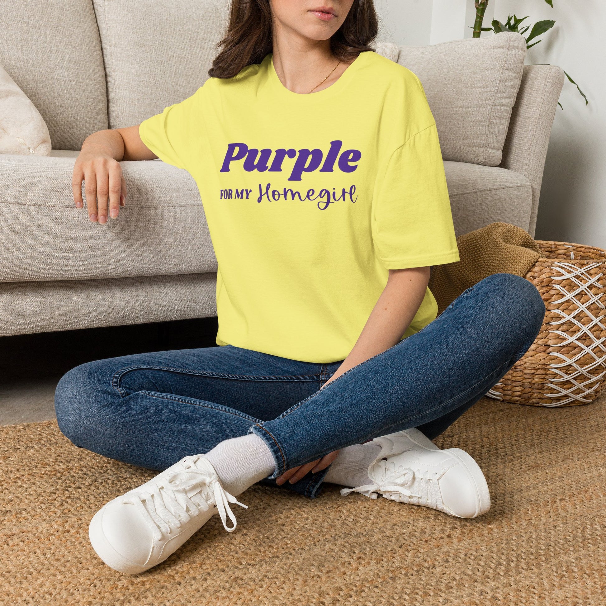 Purple For My Homegirl Lupus Awareness Graphic T-Shirt