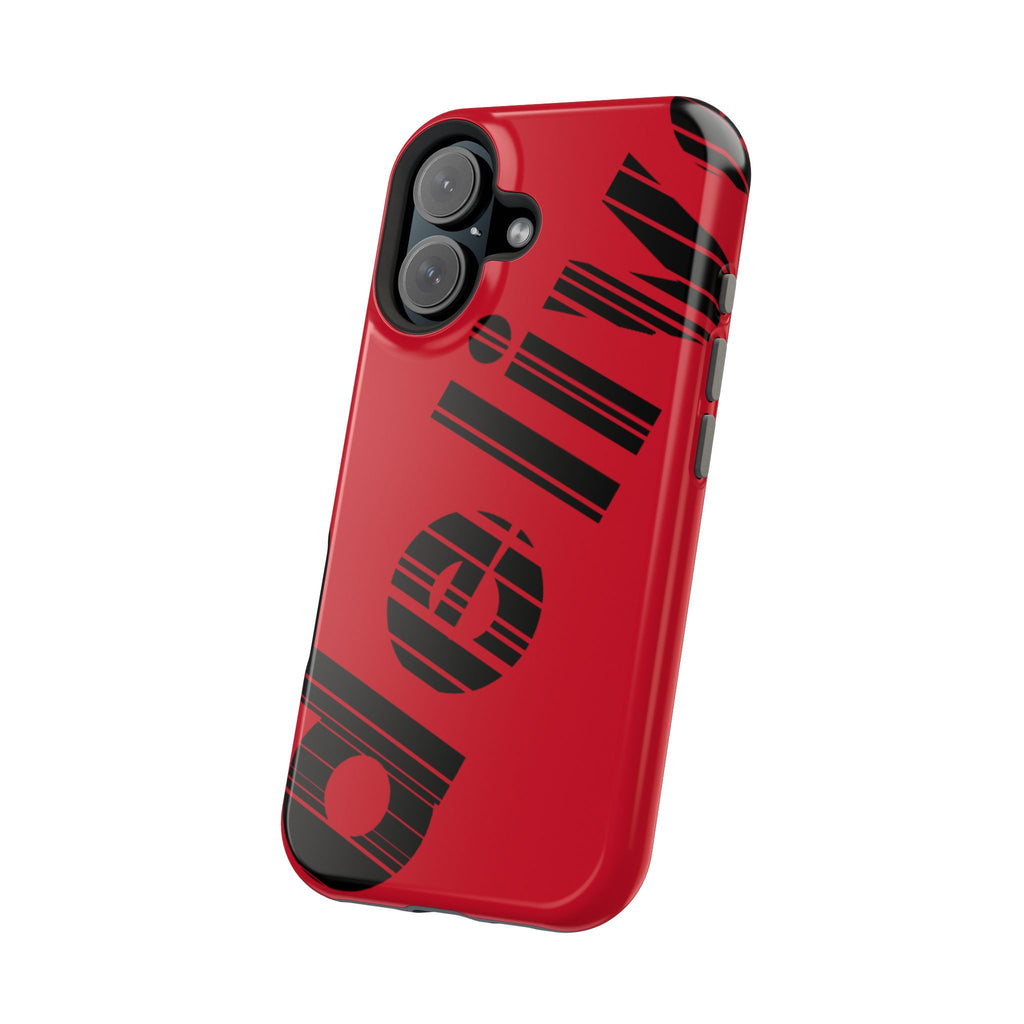 “Delivered” Magnetic Phone Cases, Impact-Resistant Phone Covers for Teens, Gift for Friends, Unique Cell Phone Accessories, Red Design, Custom [...]