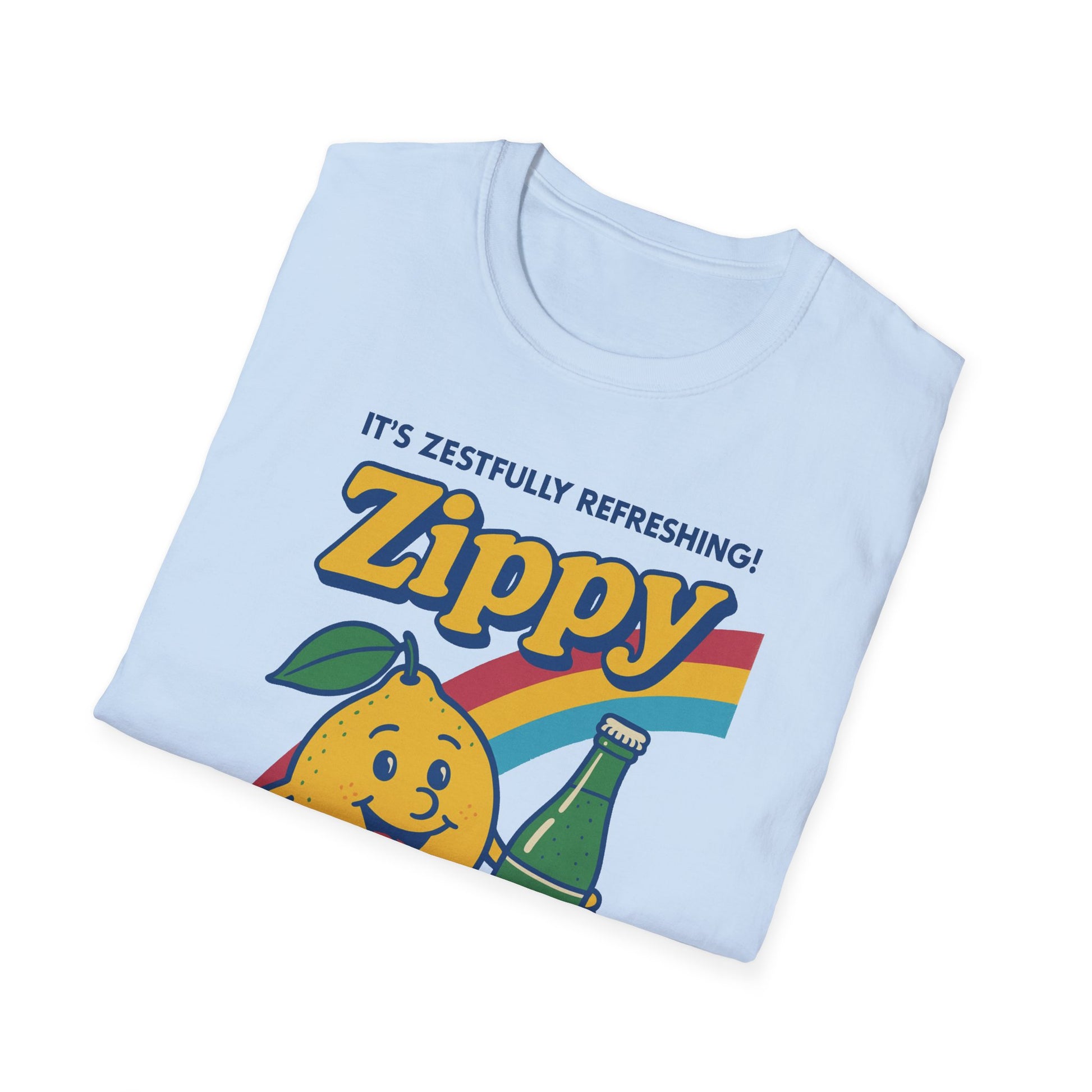 Zesty Lemon Soda T-Shirt, Retro Graphic Tee, Postal Worker, Mail Carrier, Unisex Summer Apparel, Fun Gift, Casual Wear, Lemonade Party Shirt