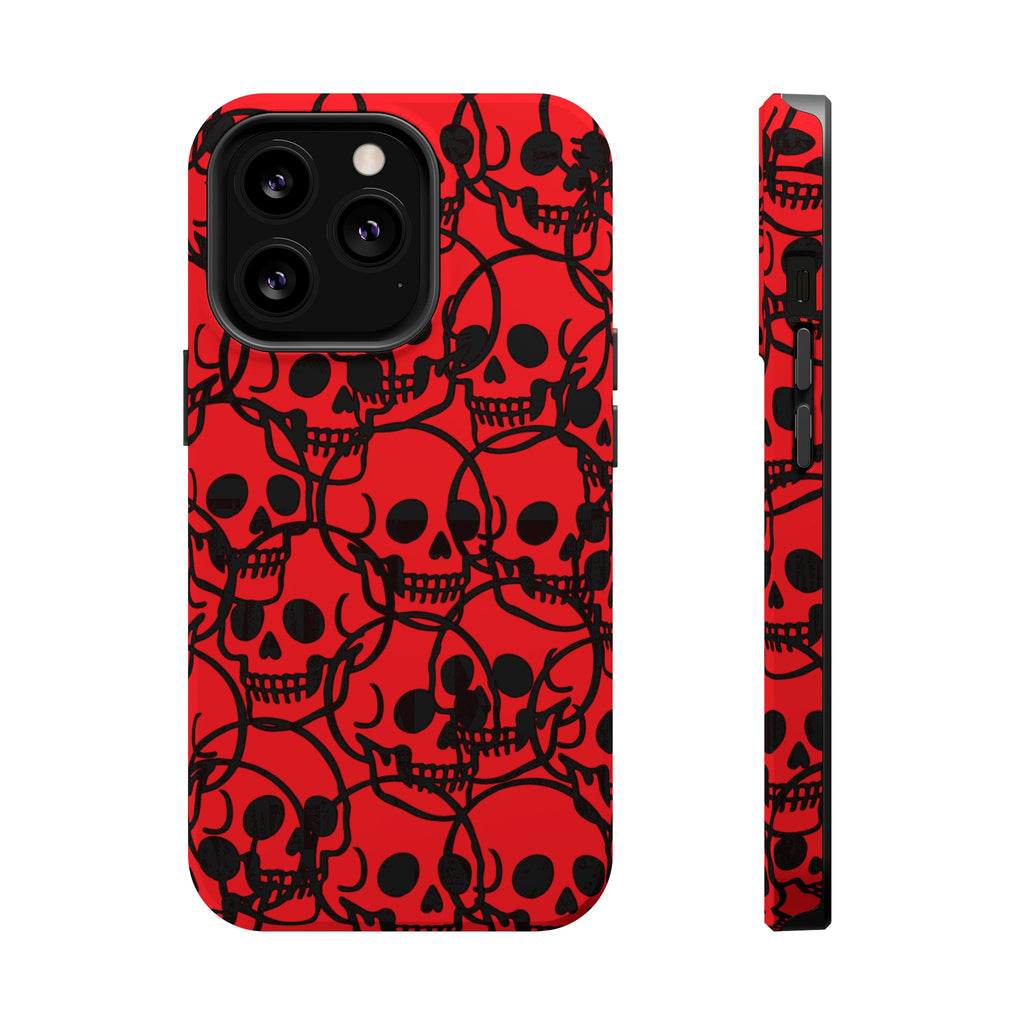Magnetic Impact-Resistant Skull Cases