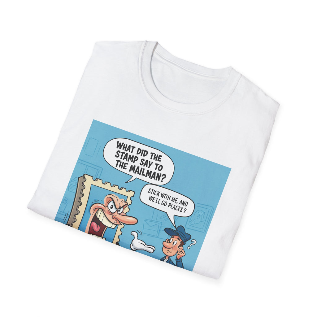 Funny Stamp Collector T-Shirt, Humorous Gift for Postal Workers, Quirky Tee for Collectors, Fun Conversation Starter