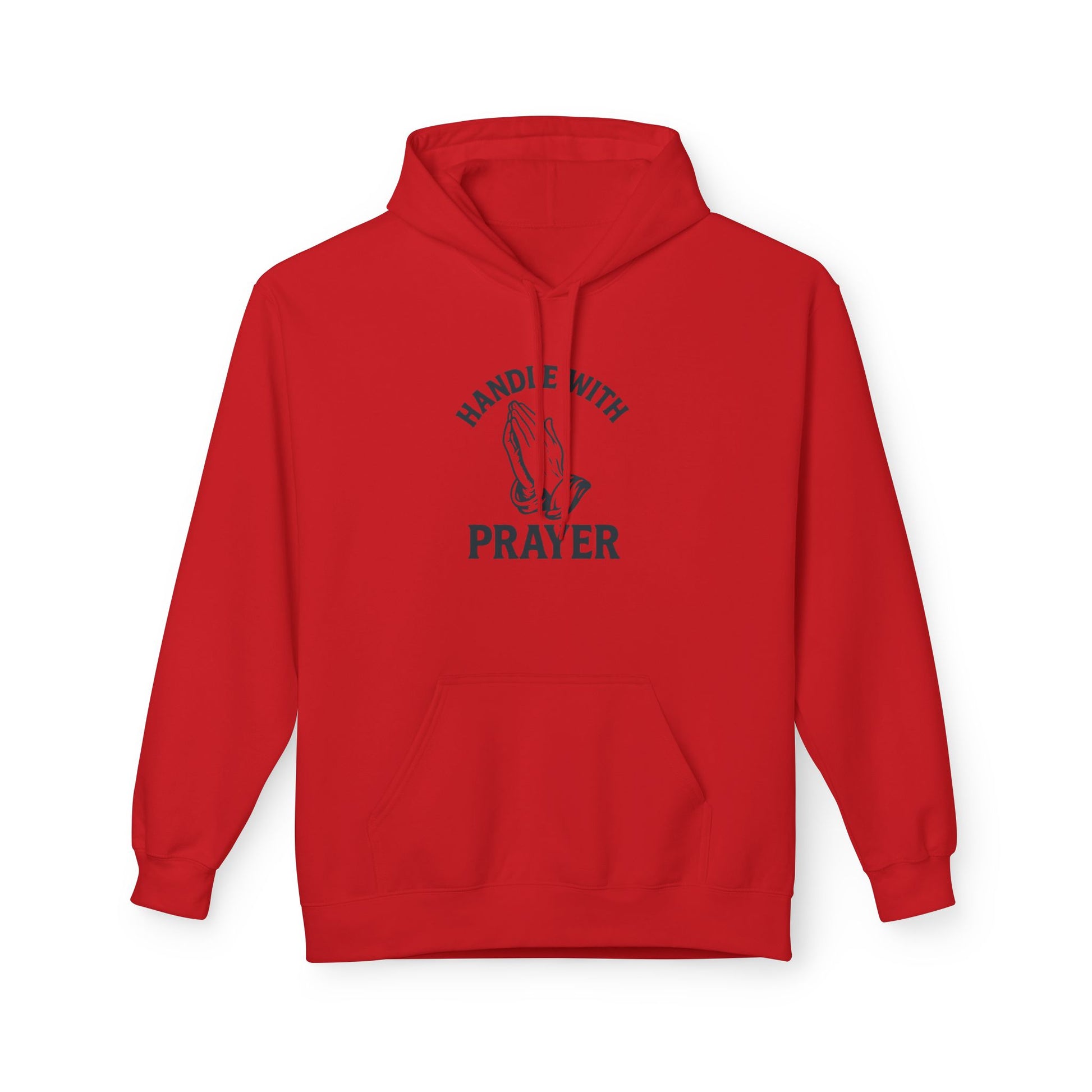 Handle With Prayer Hoodie - Unisex Midweight Softstyle Fleece - Spiritual Gift, Comfort Apparel, Cozy Hoodie, Faith-based Clothing, Relaxed Wear