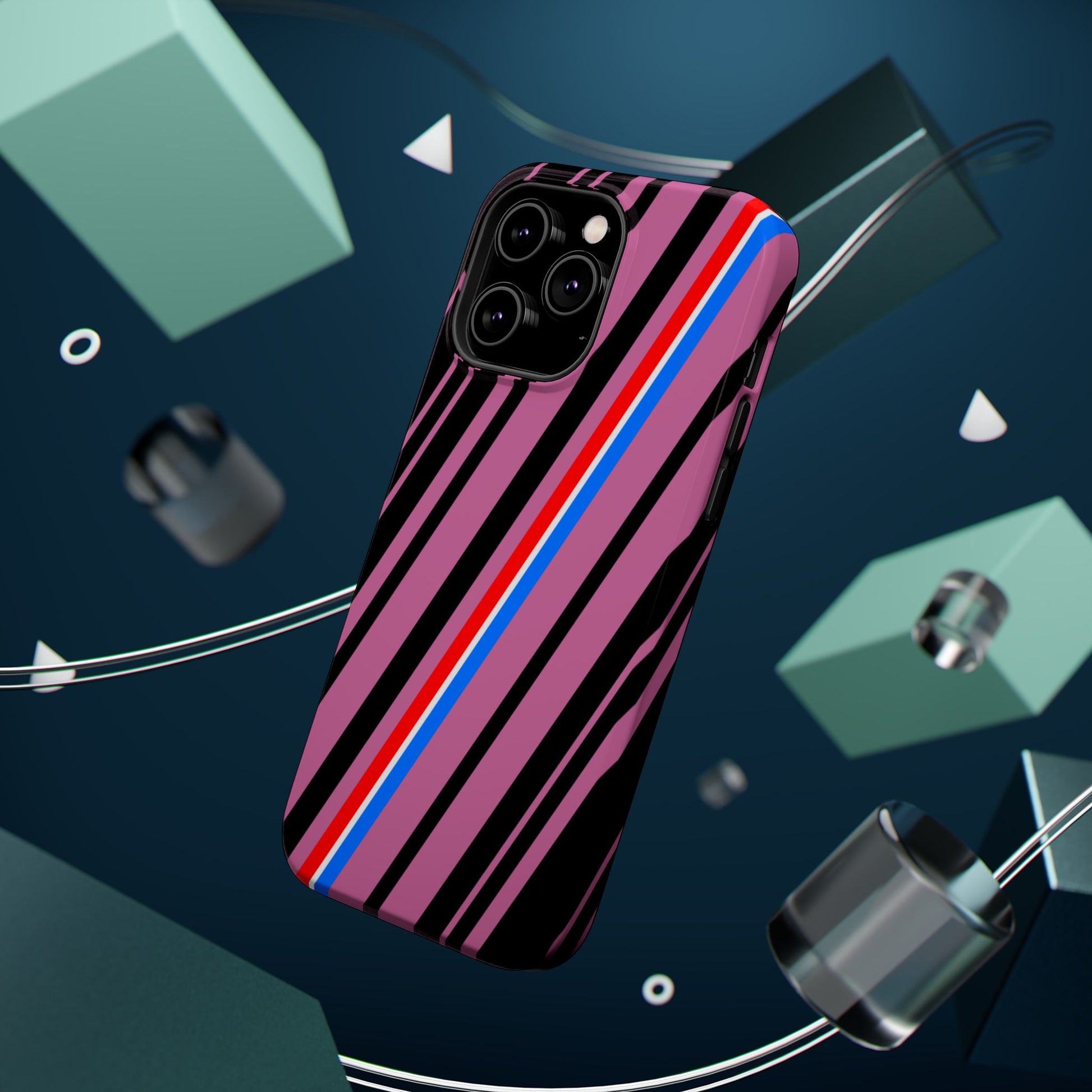 Vibrant Magnetic Phone Cases for Impact Resistance, Phone Protection, Gift for Tech Lovers, Postal Workers, Colorful Barcode Cases