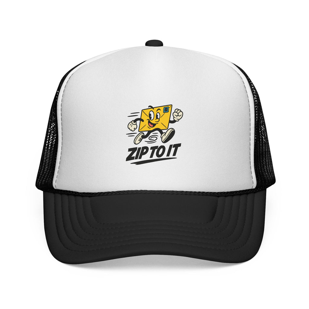 Zip To It Trucker Cap - Fun Outdoor Hat, Unique Gift for Road Trips, Summer Style, Adventure Ready, Casual Look