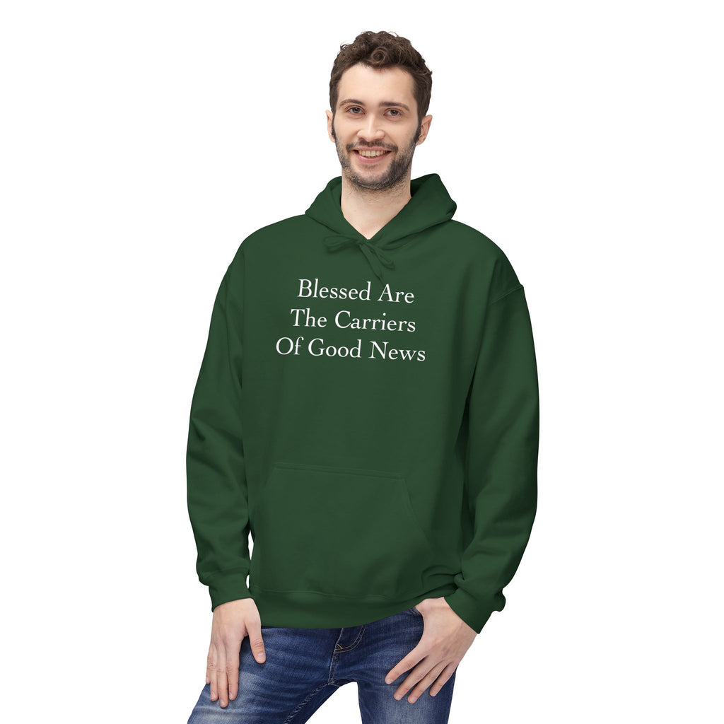 Blessed Carriers Fleece Hoodie - Unisex Softstyle Apparel, Christian Hoodies, Postal Hoodies, Gift Ideas For Postal Workers,