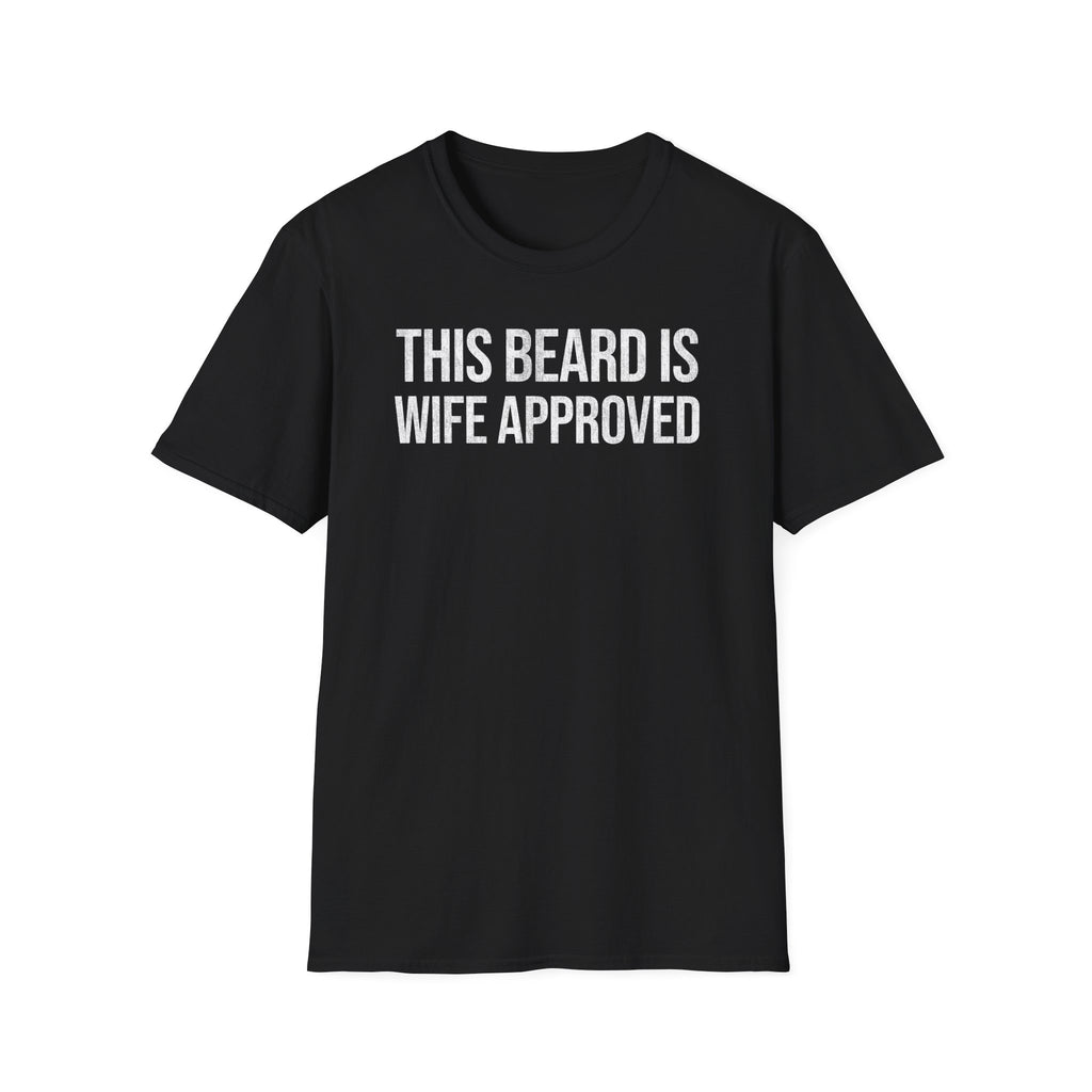 This Beard Is Wife Approved" Funny Beard Shirt for Husbands & Dads