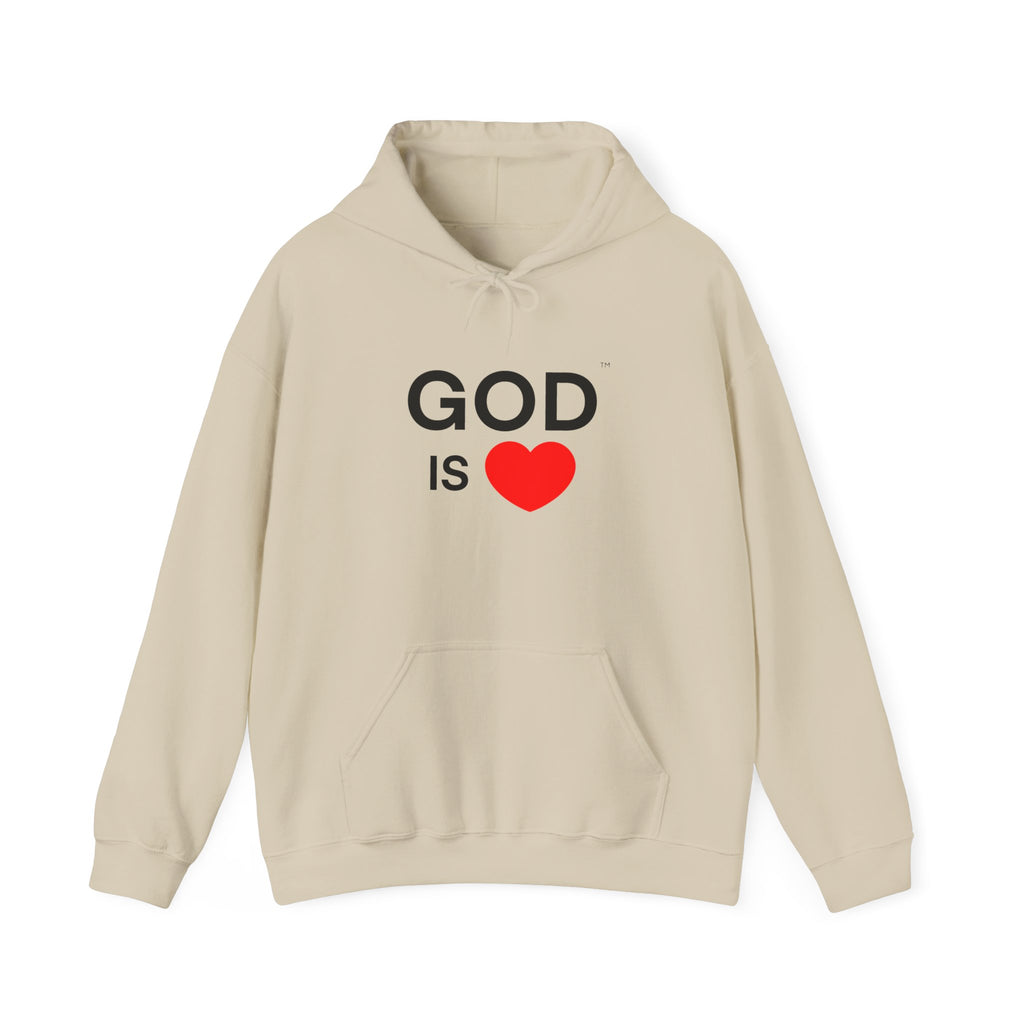 God Is Love Hoodie — Christian Faith Pullover with God Is Love Design