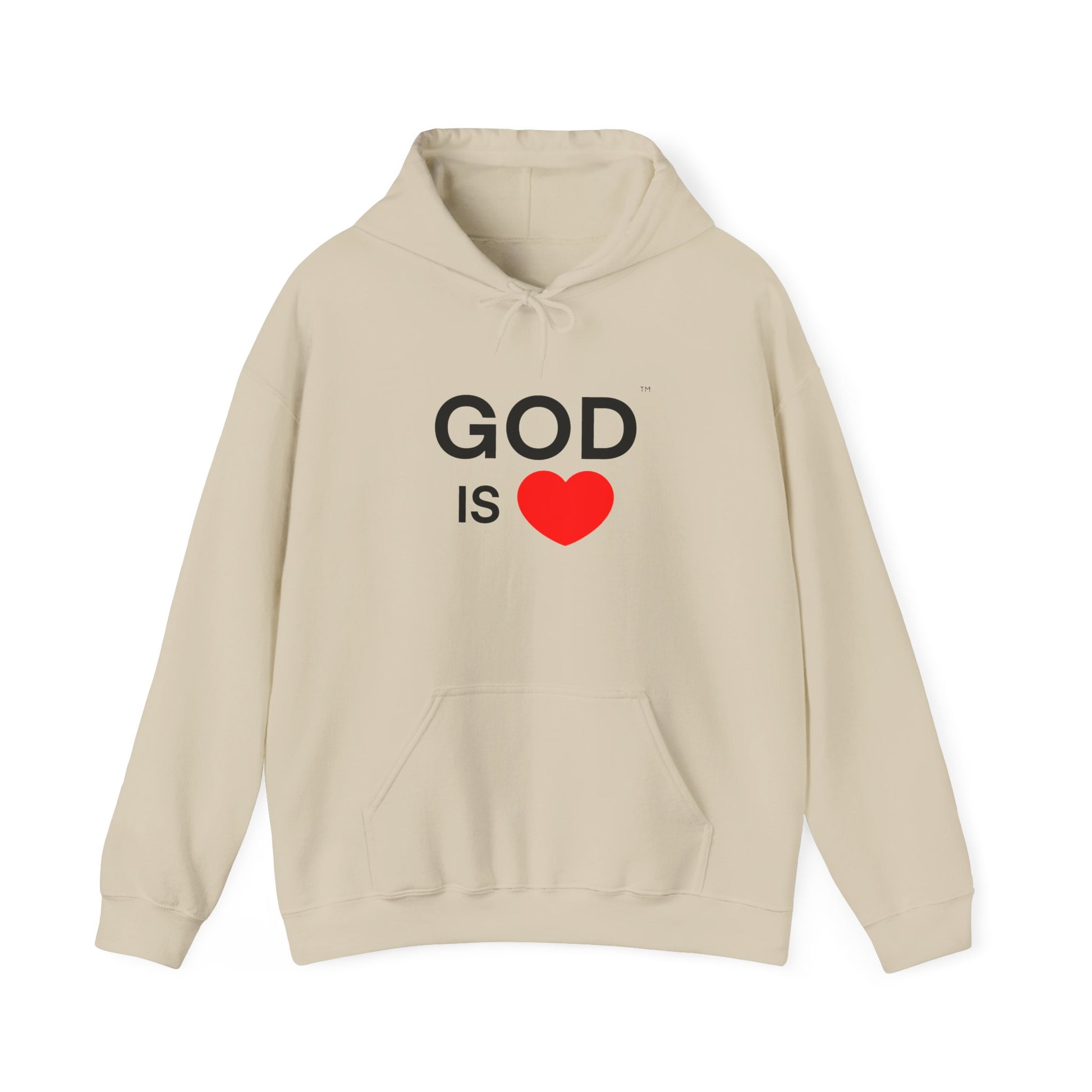 God Is Love Hoodie — Christian Faith Pullover with God Is Love Design