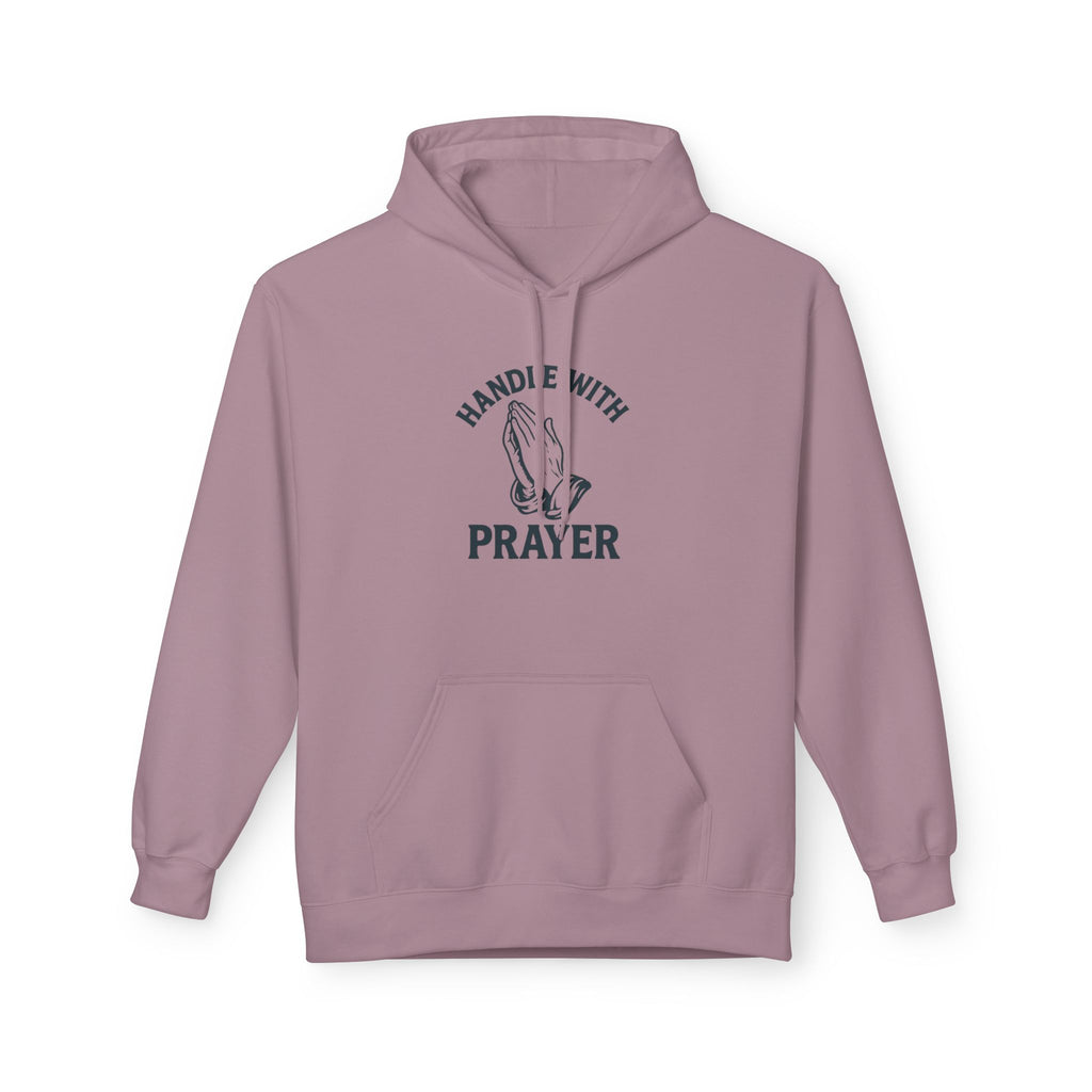 Handle With Prayer Hoodie - Unisex Midweight Softstyle Fleece - Spiritual Gift, Comfort Apparel, Cozy Hoodie, Faith-based Clothing, Relaxed Wear