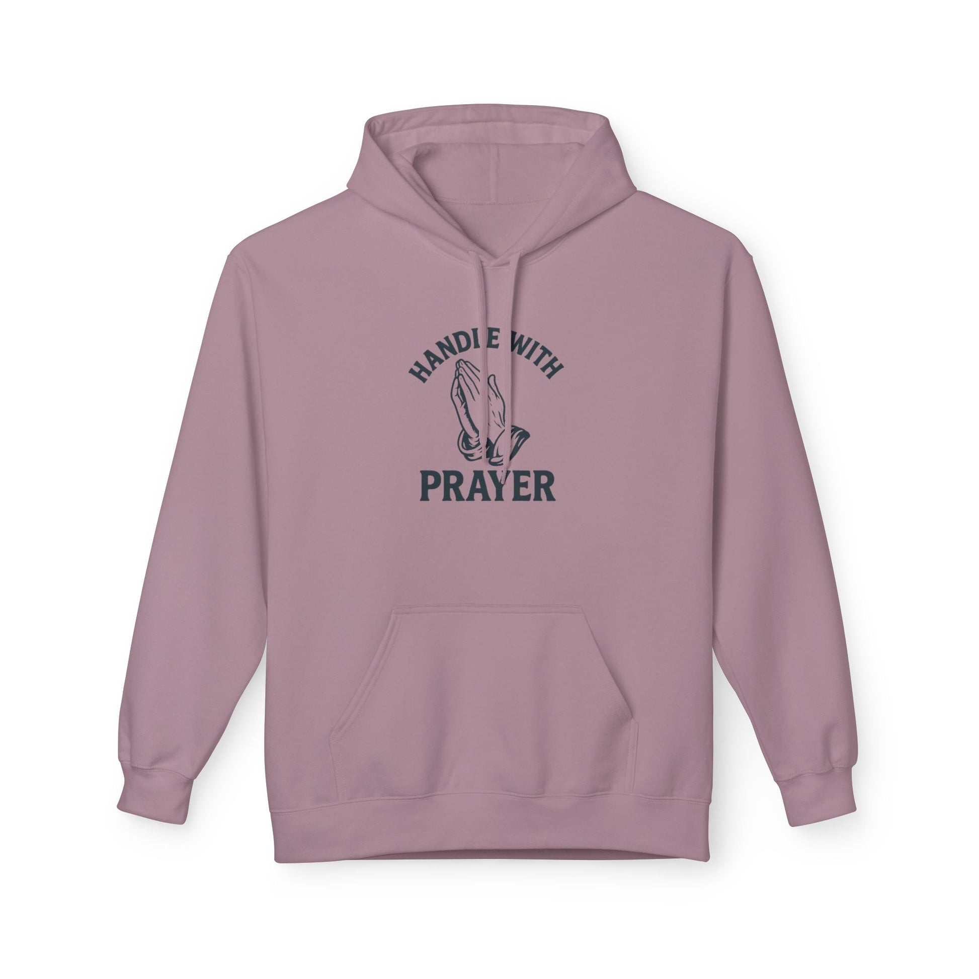 Handle With Prayer Hoodie - Unisex Midweight Softstyle Fleece - Spiritual Gift, Comfort Apparel, Cozy Hoodie, Faith-based Clothing, Relaxed Wear