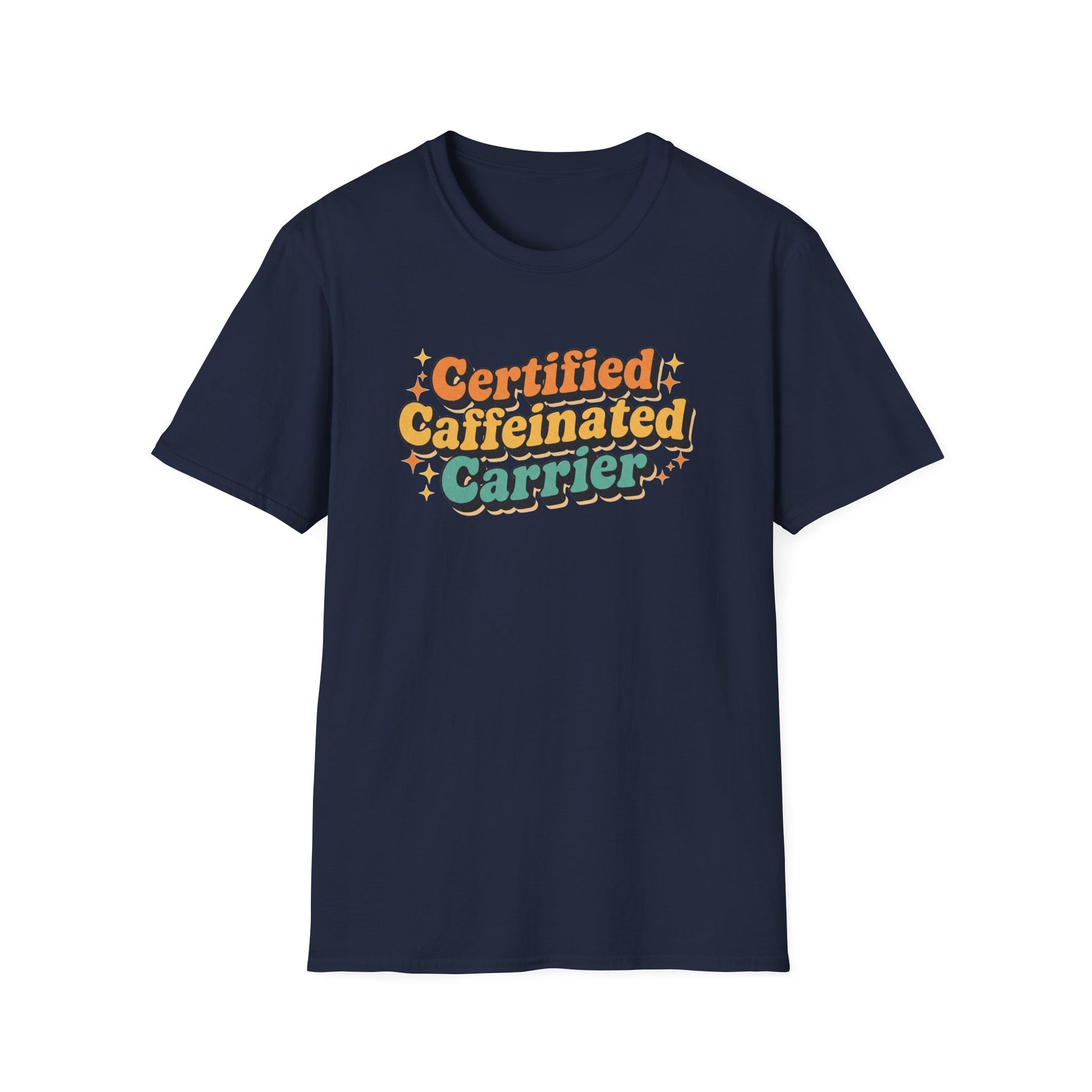 Certified Caffeinated Carrier Unisex Softstyle T-Shirt, Coffee Lover Shirt, Funny Tee, Gift for Baristas, Everyday Casual Wear, Coffee [...]