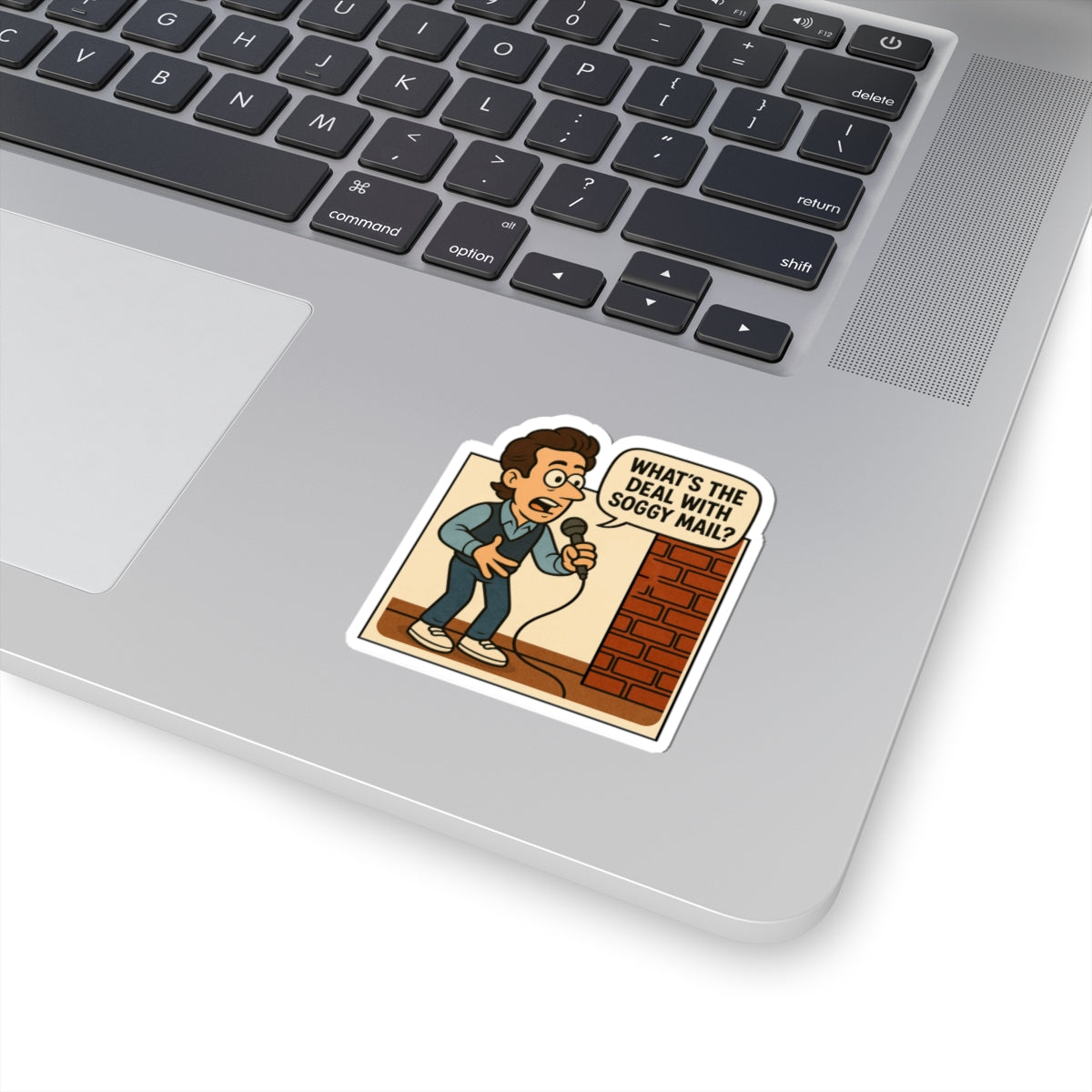 Funny Jerry Seinfeld Sticker, Quote Stickers for Laptops, Humorous Vinyl Decal, Comedy Stickers for Gifts, Unique Car Stickers