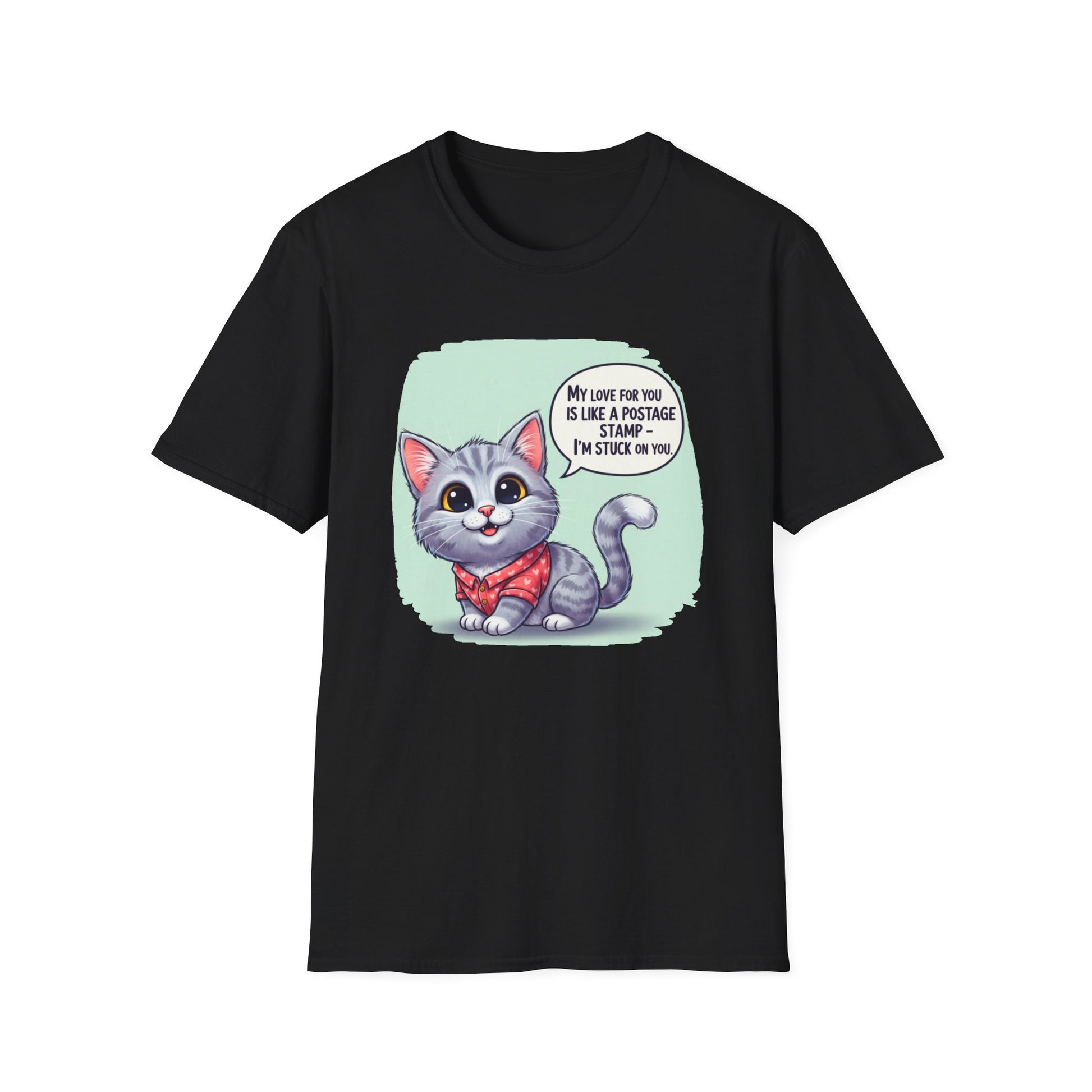 Adorable Cat Lover's T-Shirt - Cute Pet Design, Gift for Cat Owners, Cozy Apparel for Cat Lovers, Birthday Gift, Fun Everyday Wear