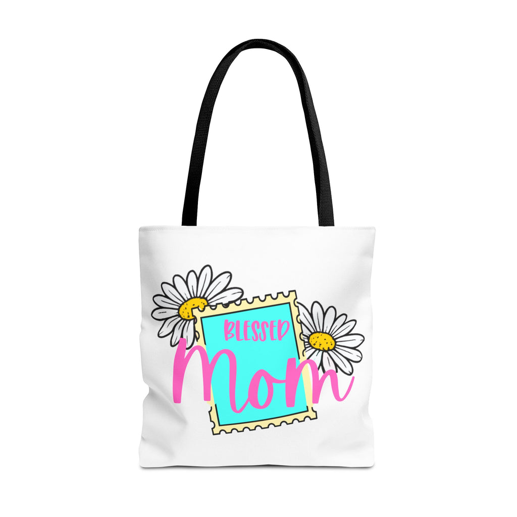Blessed Mom Daisy Tote Bag – Floral Mother’s Day Gift