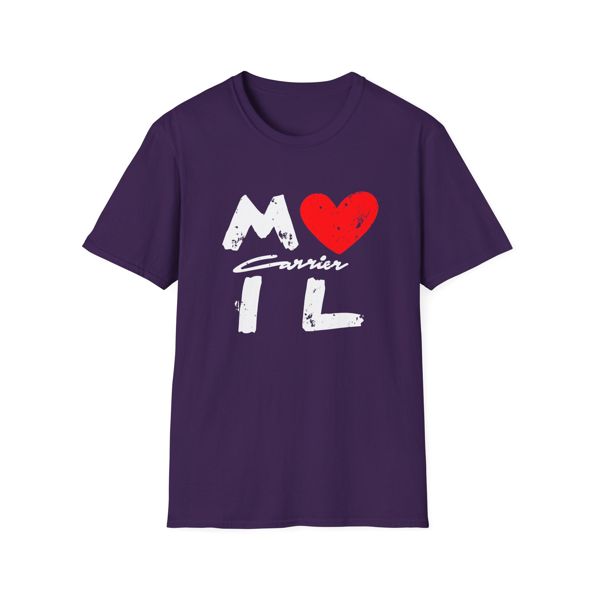 Mail Carrier Love T-Shirt, Unisex Softstyle Tee,  Postal Worker, Casual Gift for Him or Her, Perfect for Birthdays, Celebrations, Everyday Wear