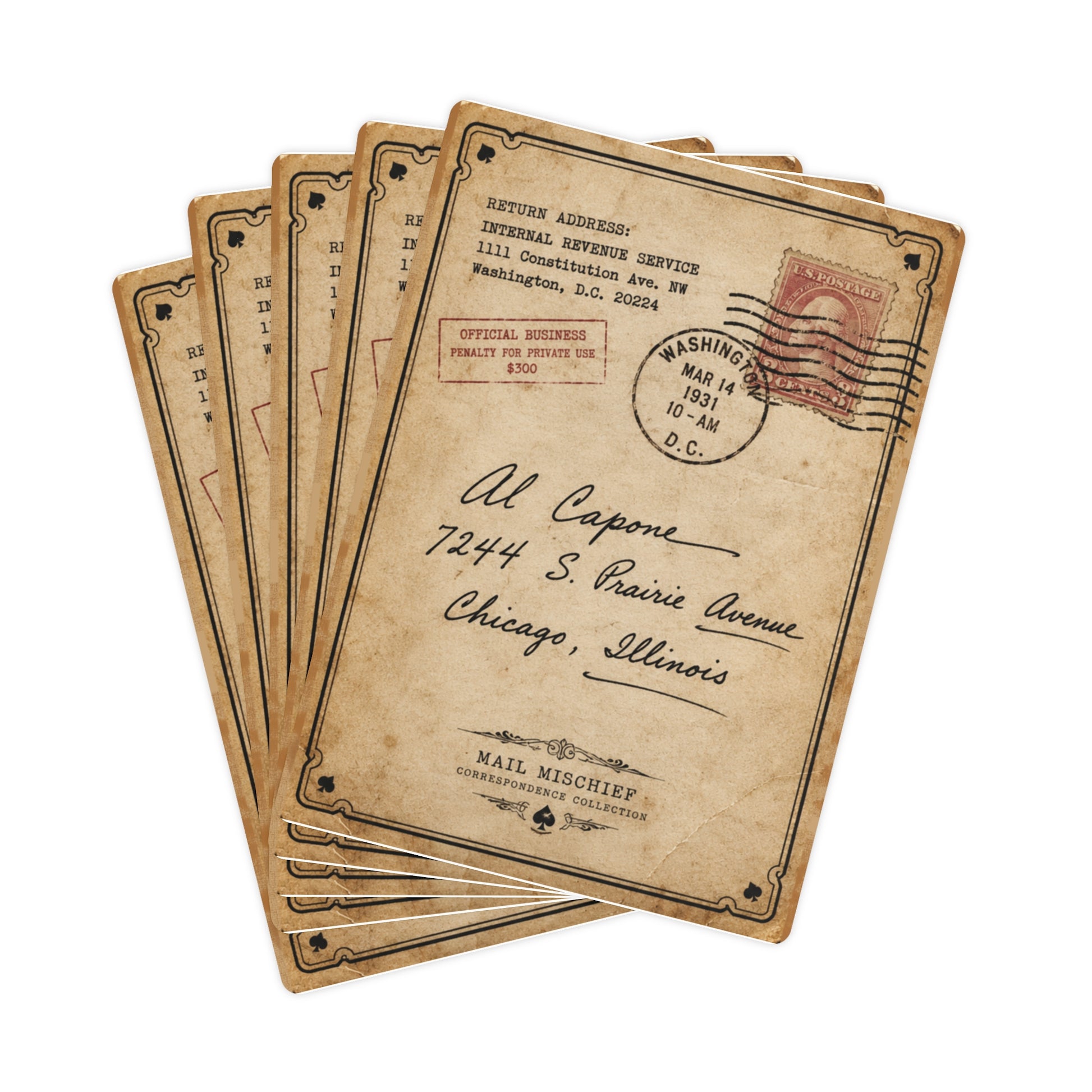 Al Capone Poker Cards