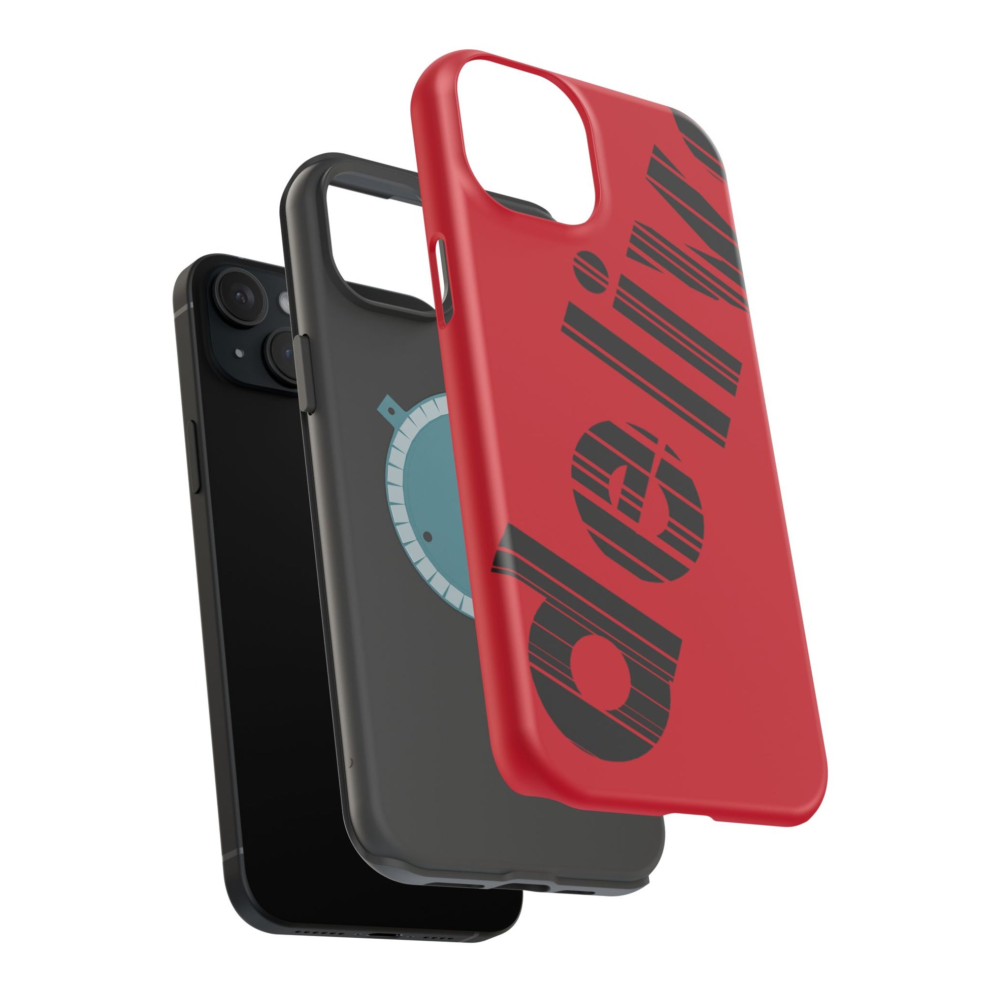 “Delivered” Magnetic Phone Cases, Impact-Resistant Phone Covers for Teens, Gift for Friends, Unique Cell Phone Accessories, Red Design, Custom [...]