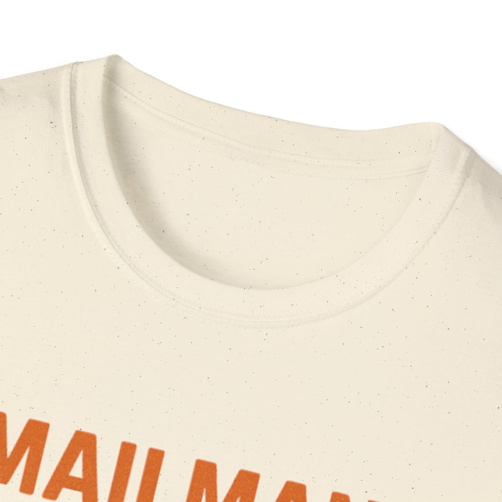 Mailman by Day, Grill Master by Night Unisex Softstyle T-Shirt, Gift for Dad, BBQ T-Shirt, Father's Day Gift, Funny Shirt